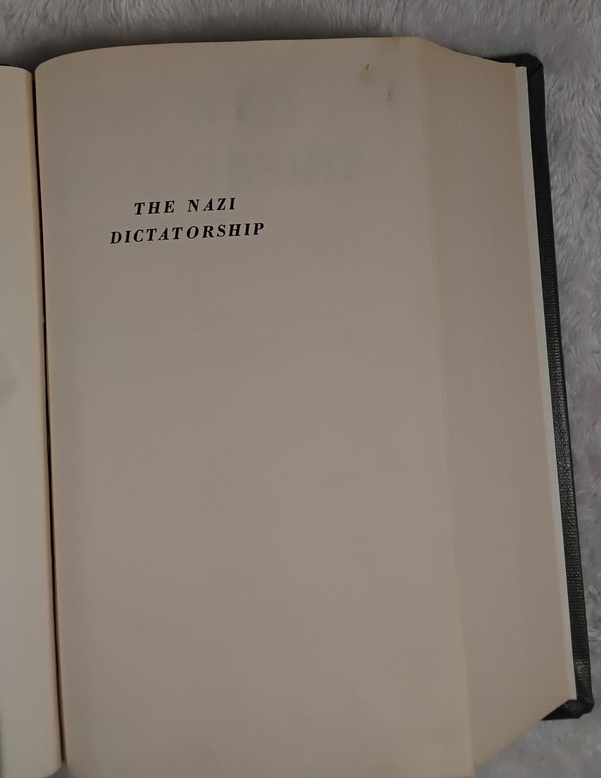 The Nazi Dictatorship Frederick L. Schuman HC Alfred A. Knopf 1935 1st Ed