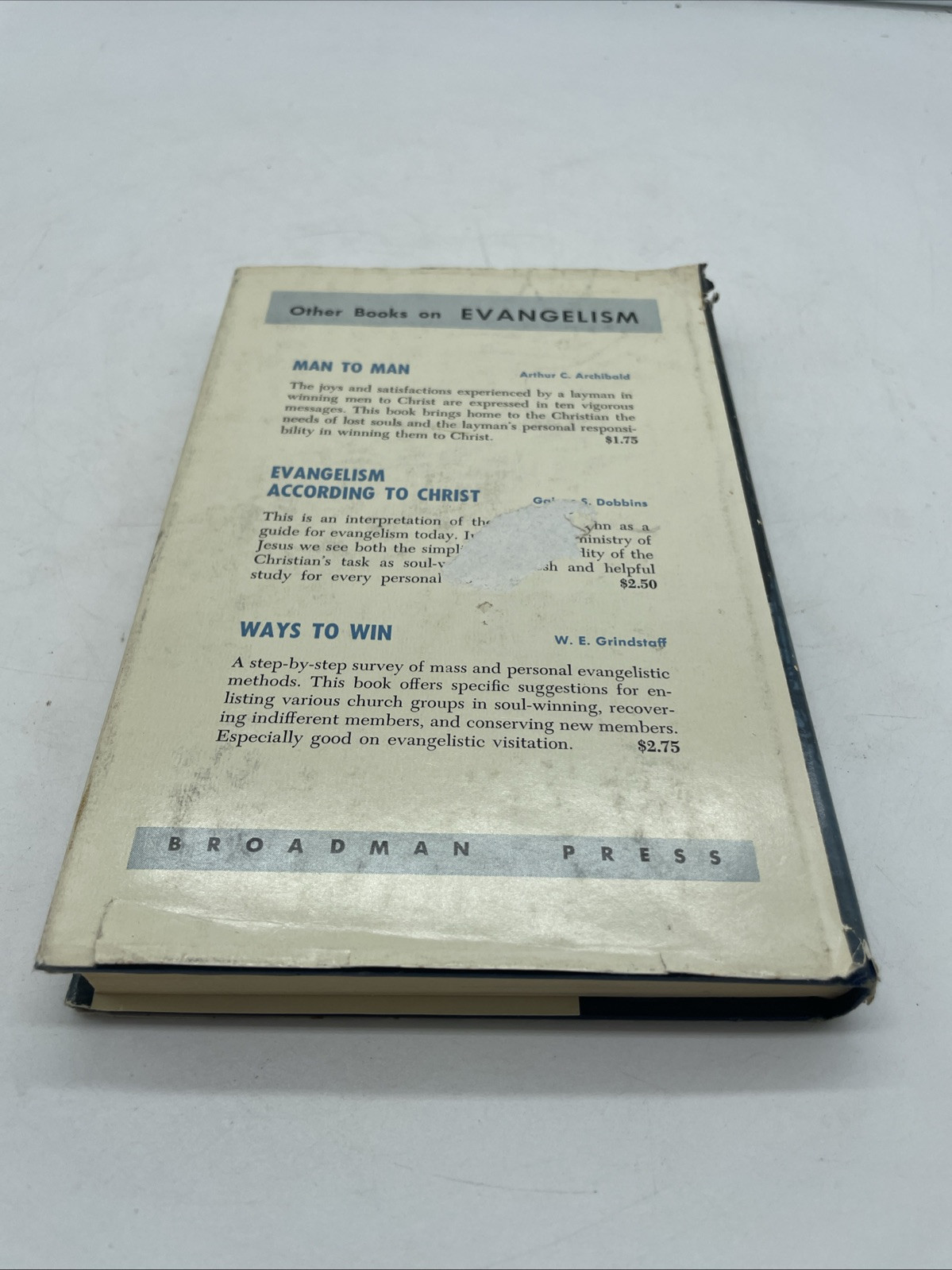 Signed YOU CAN WIN SOULS by C.E. Autrey 1961 Hardback with Dust Jacket