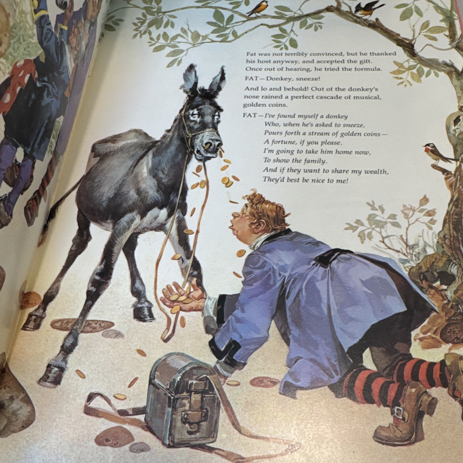 Vintage 1969 Storytime Treasury RAPUNZEL / THE TREASURE OF THE THREE BROTHERS