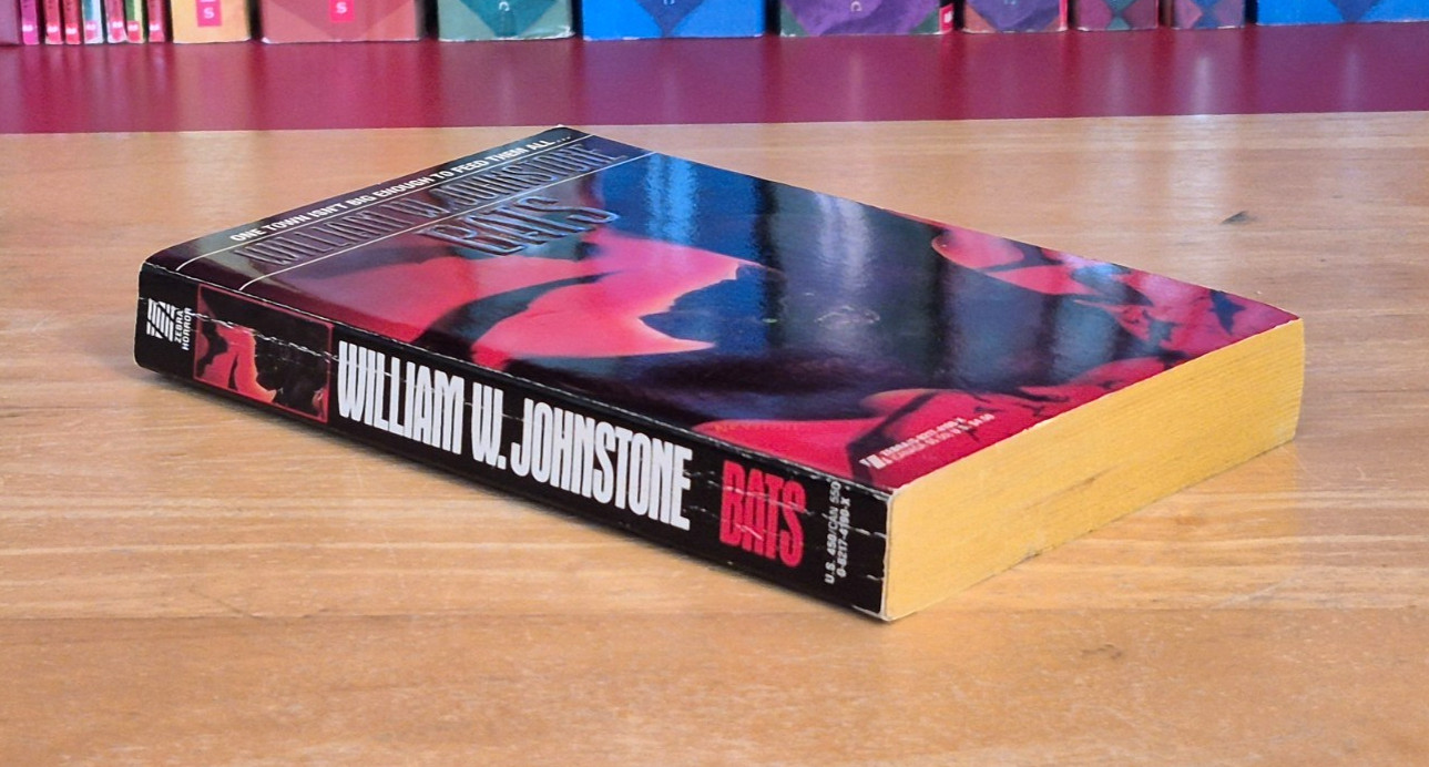 Bats, William W Johnstone, 1993 Zebra 1st Printing PB MMPB HORROR, CLEAN VG