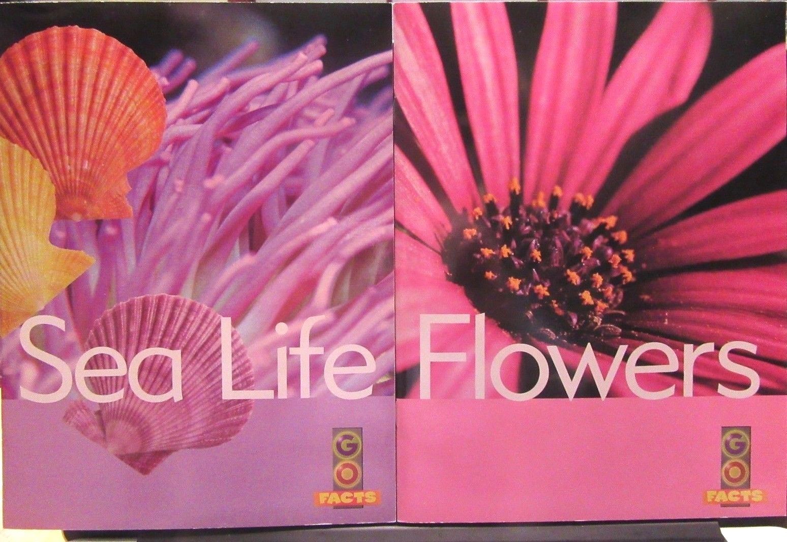 Lot of 2 NEW Go Facts Science: Sea Life & Flowers Newbridge Paperbacks Ages 6-9