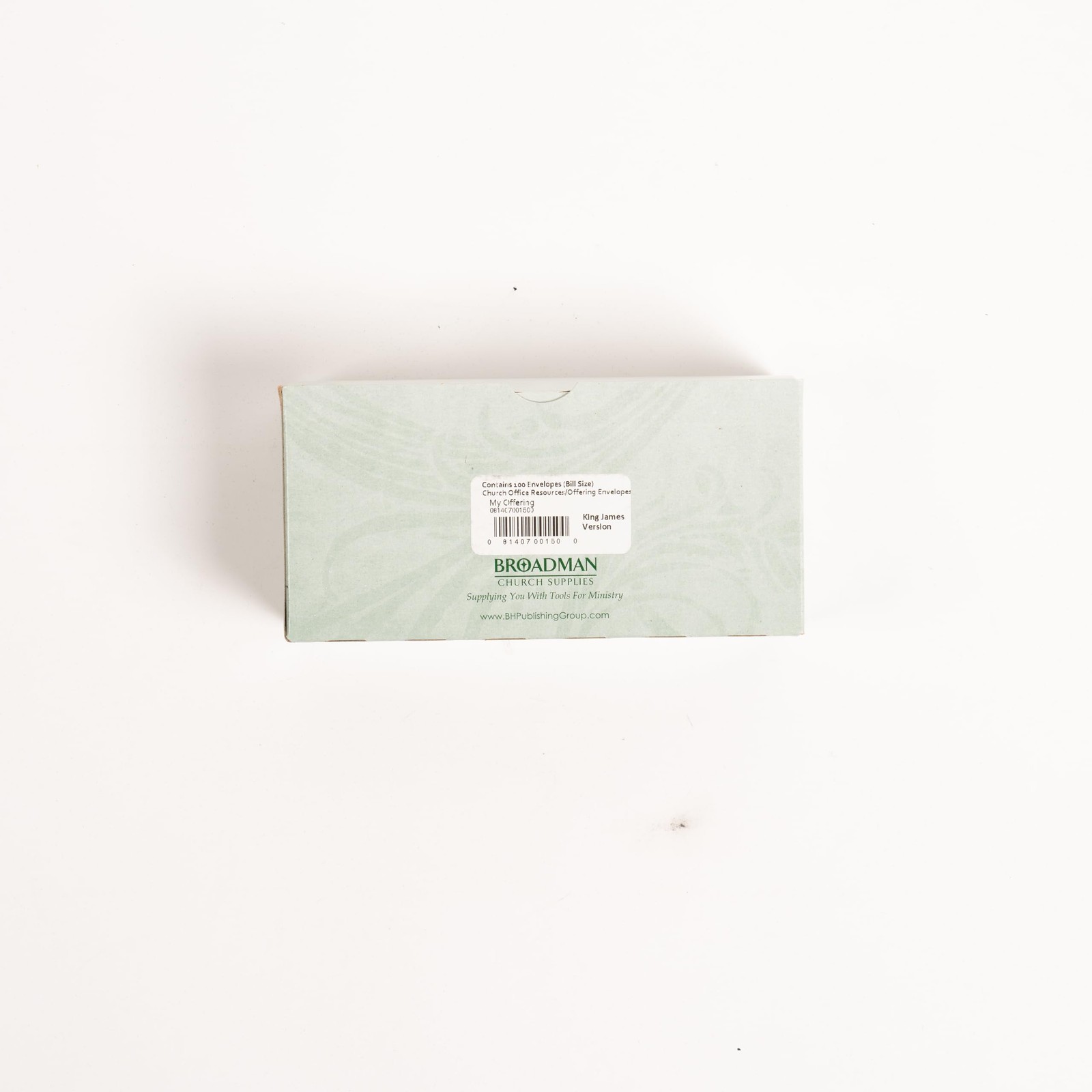 Broadman Church Supplies My Offering Bill Size Envelope, 100 100 Count, White