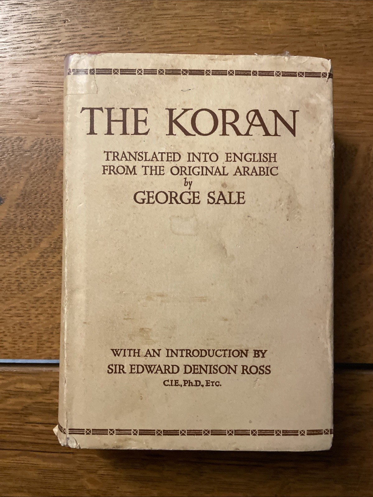 The Koran: George Sale Translation HCDJ Frederick Warne