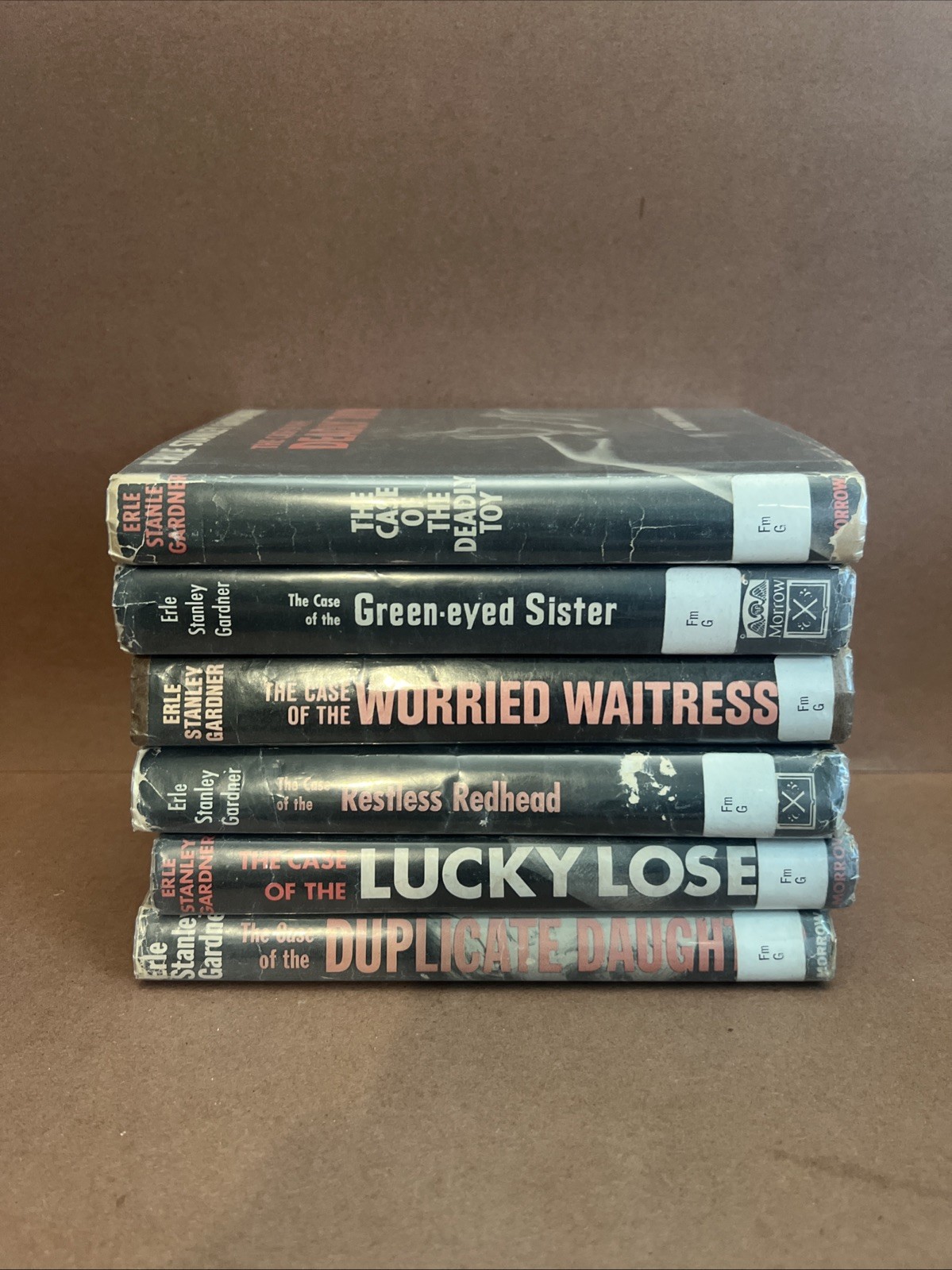 Vintage 6 Lot 1950s-60s Perry Mason Erle Stanley Gardner HB Redhead Waitress Toy