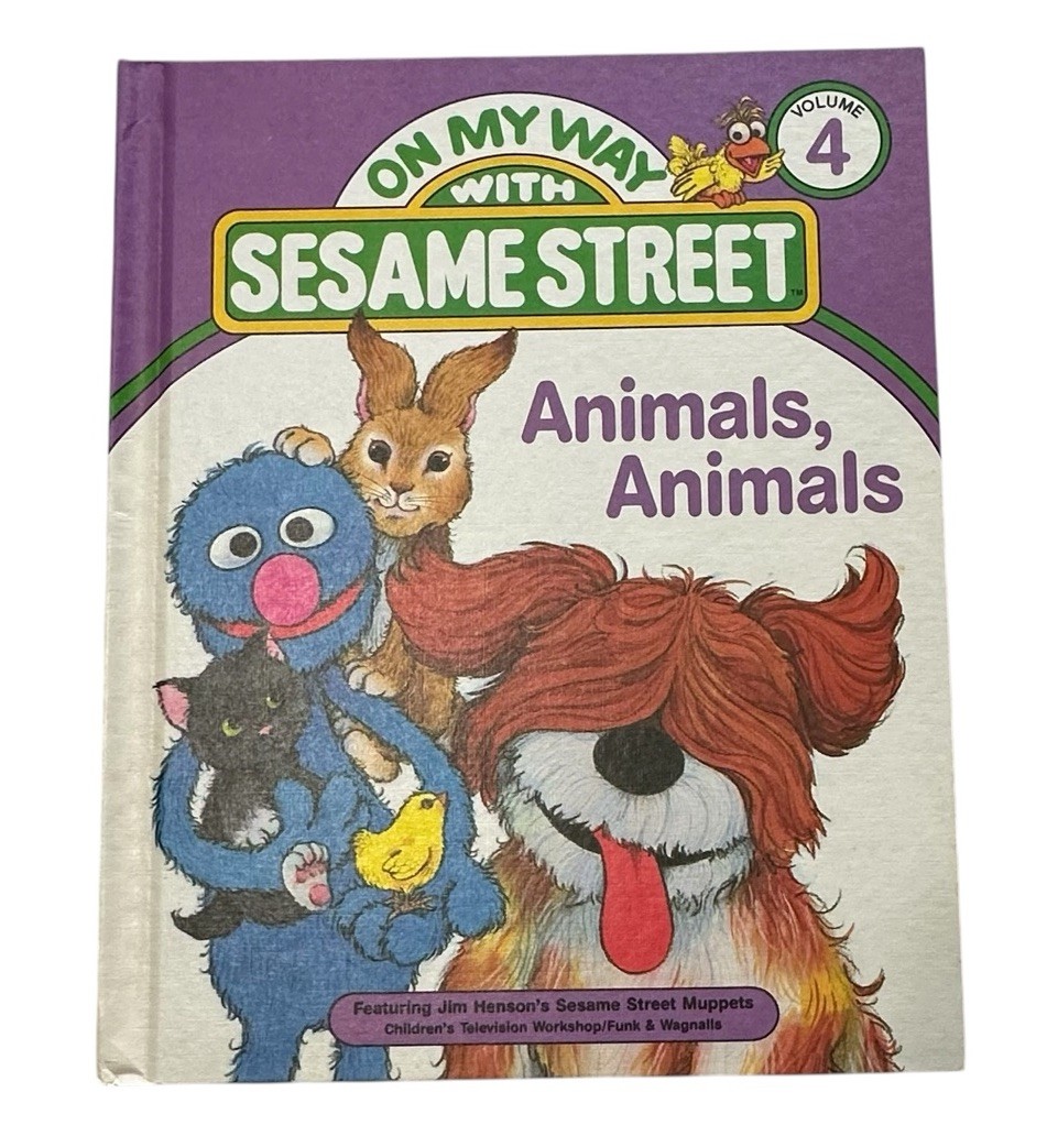 1989 On My Way With Sesame Street Books Complete Set 1-15 CTW Funk & Wagnalls