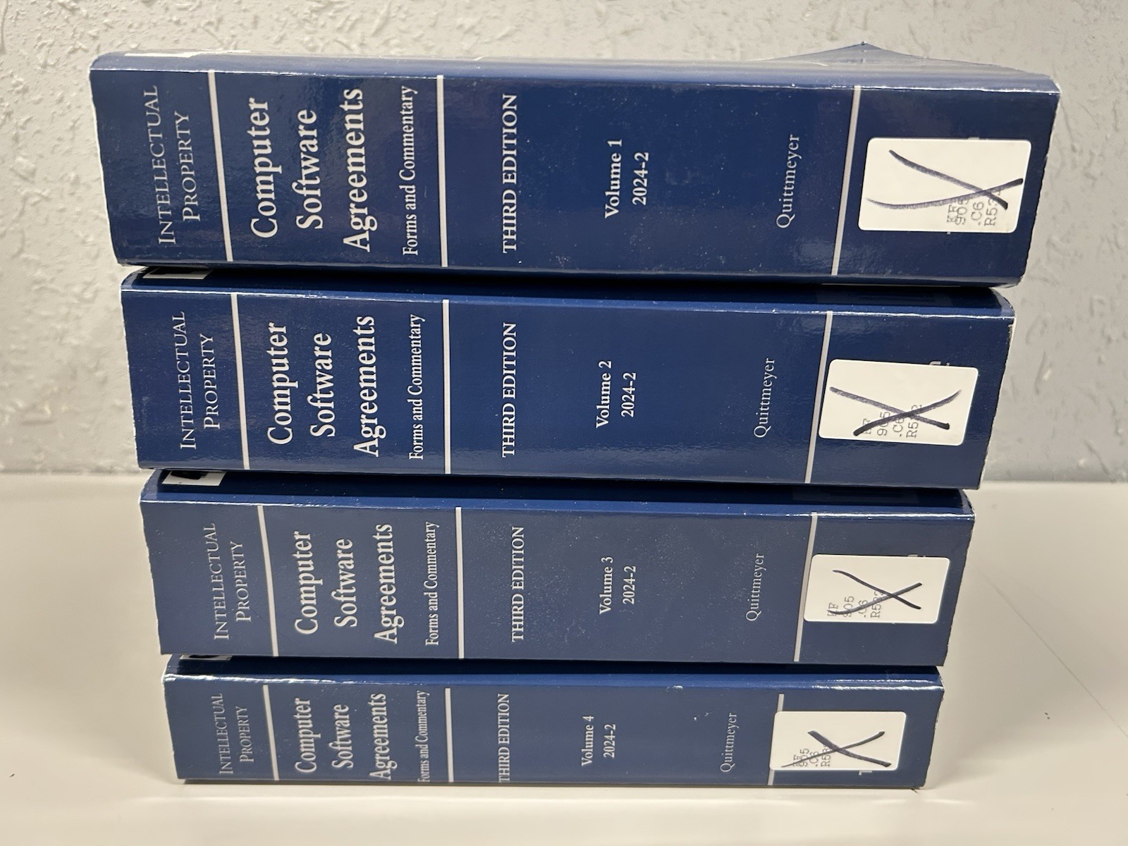 Computer Software Agreements Forms and Commentary 2024-2 4 Volumes by Quittmeyer