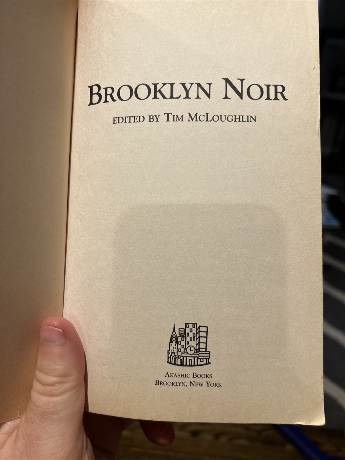 “Brooklyn Noir” edited by Tim McLoughlin (c2004) Trade Paperback. Anthology