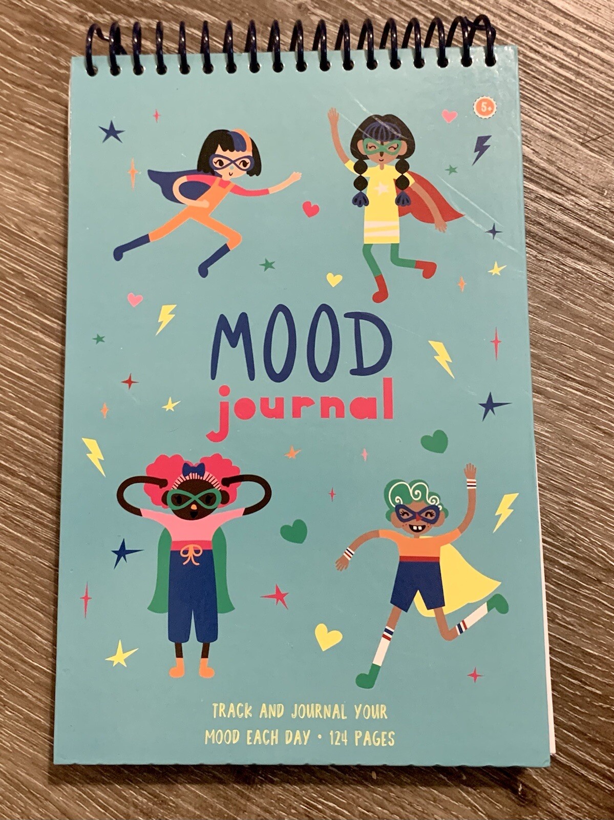 Mood Journal Recording Book 124 Pages for Children and Adults Track Your Mood