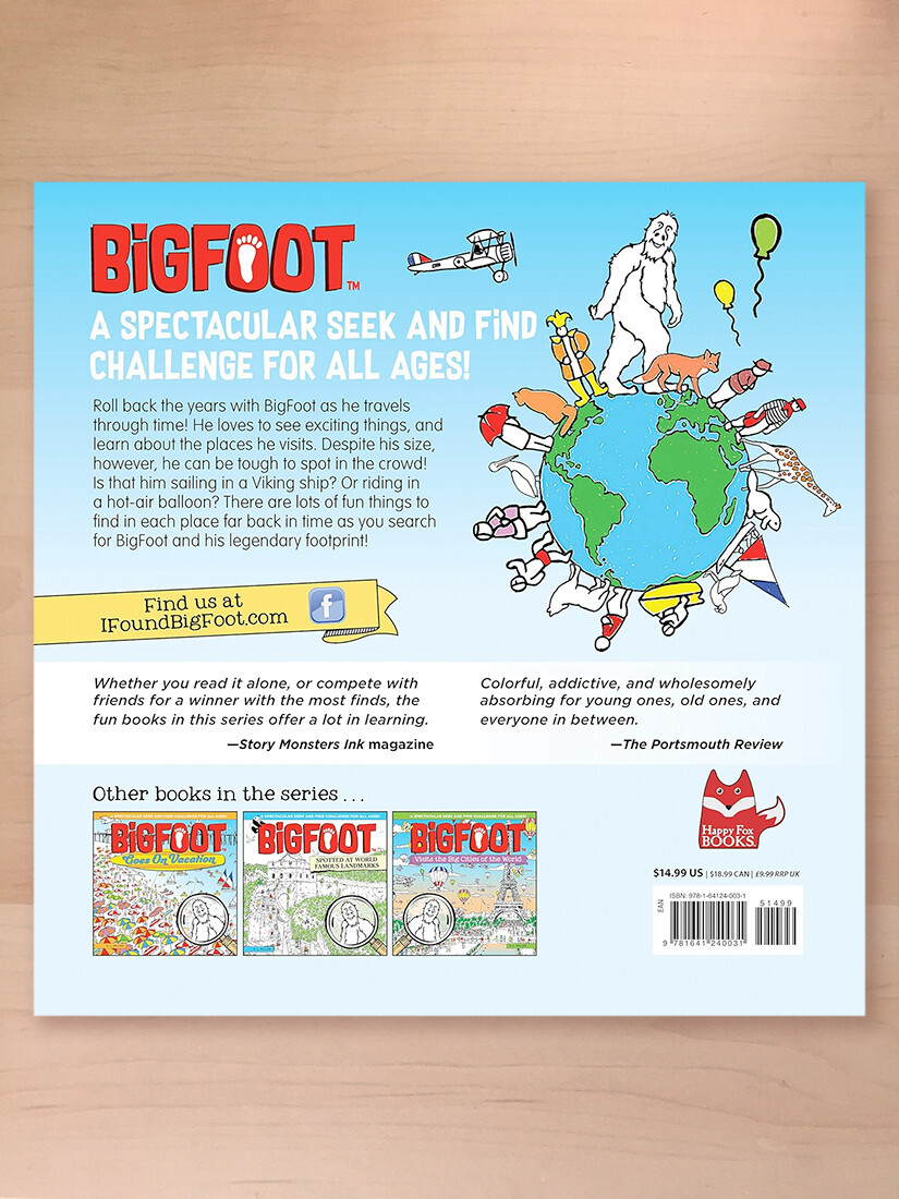BigFoot Goes Back in Time: A Spectacular Seek and Find Challenge for All Ages!