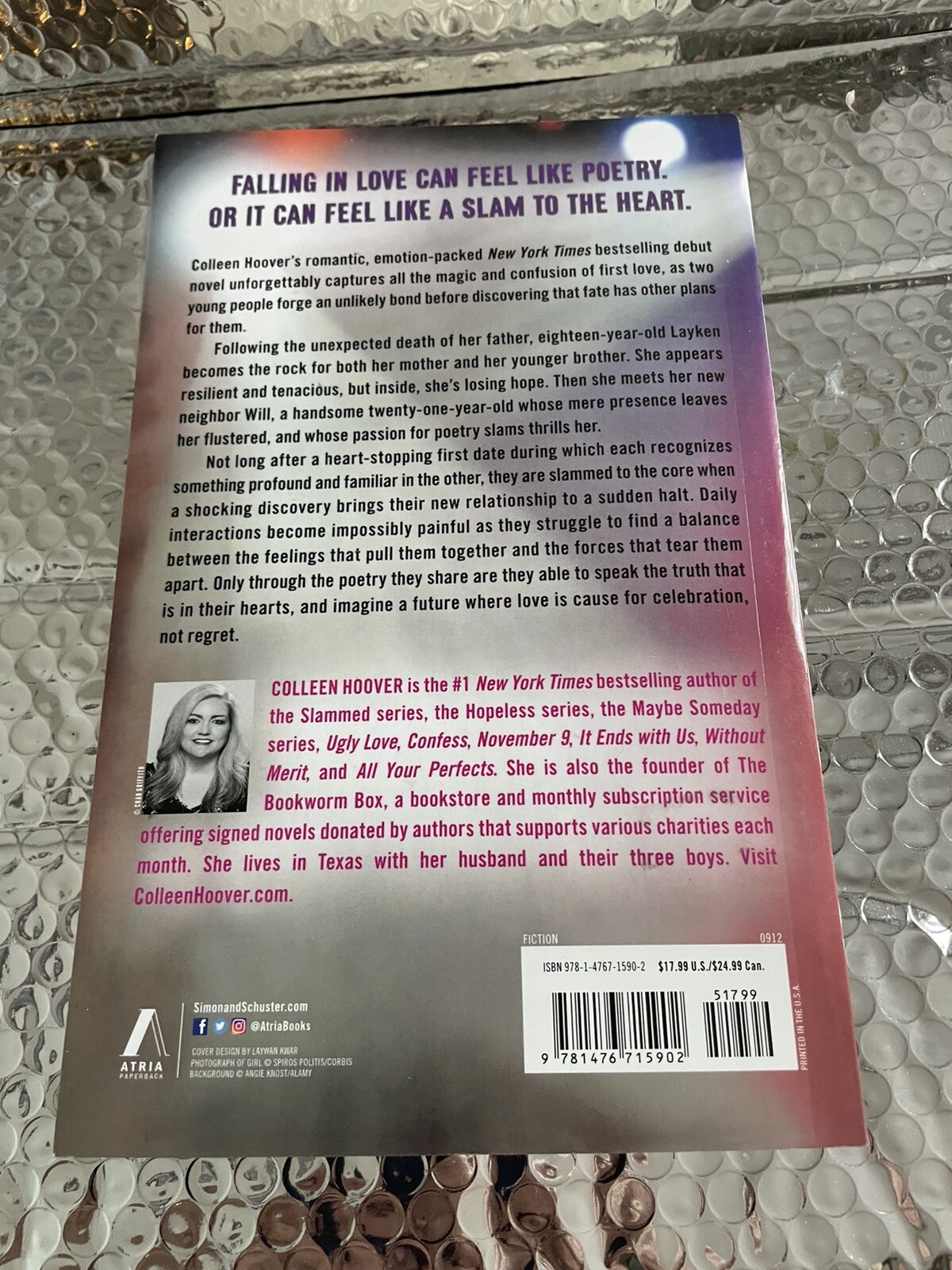 Slammed Ser.: Slammed : A Novel by Colleen Hoover (2012, Trade Paperback)