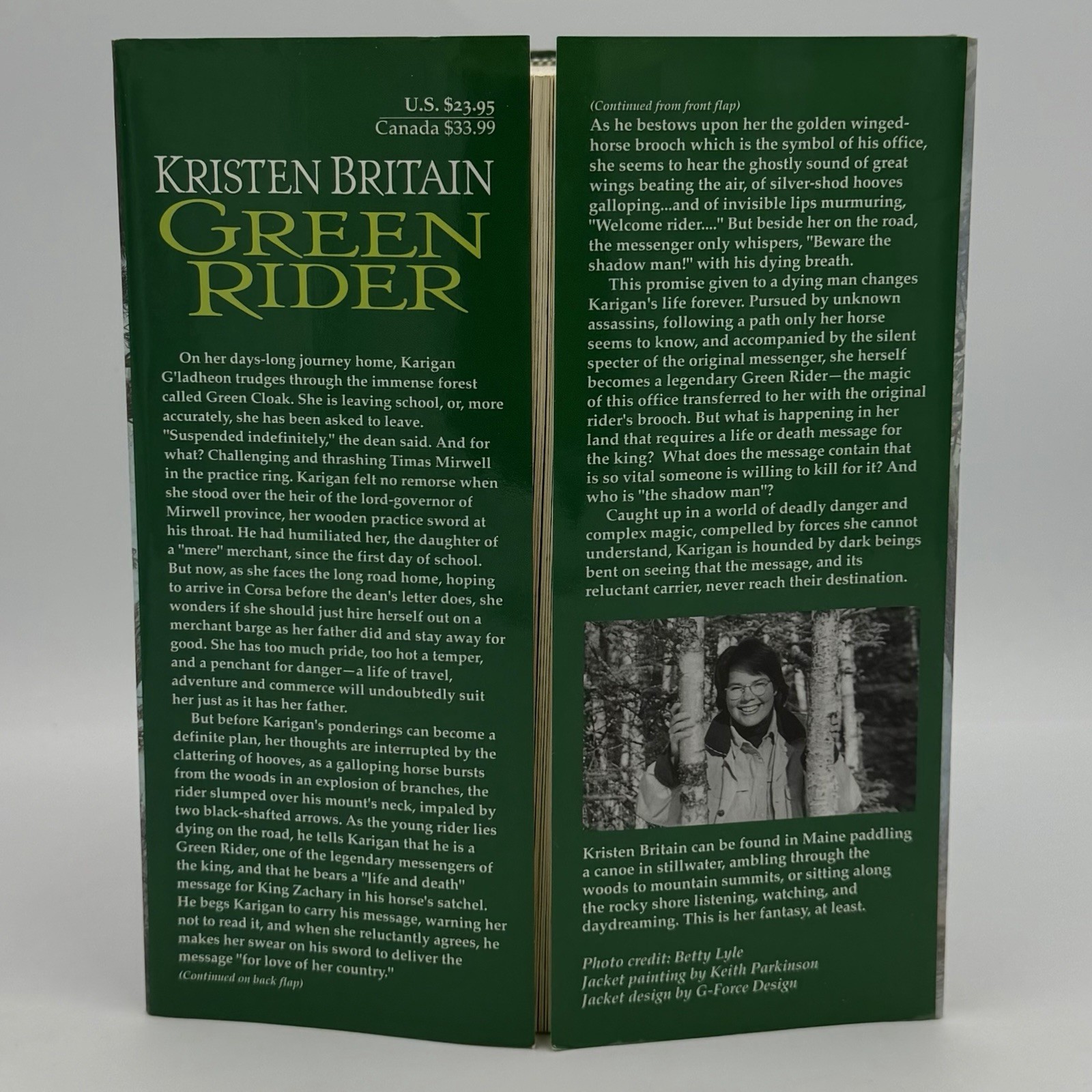 Green Rider – Kristen Britain (1st edition 1st print HC) DAW Books, 1998