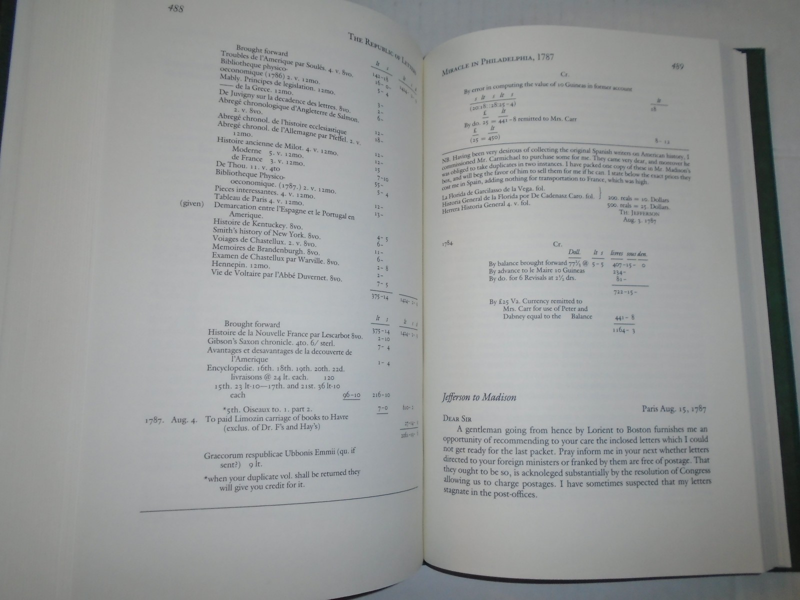1995-Republic of Letters: The Correspondence Thomas Jefferson and James Madison