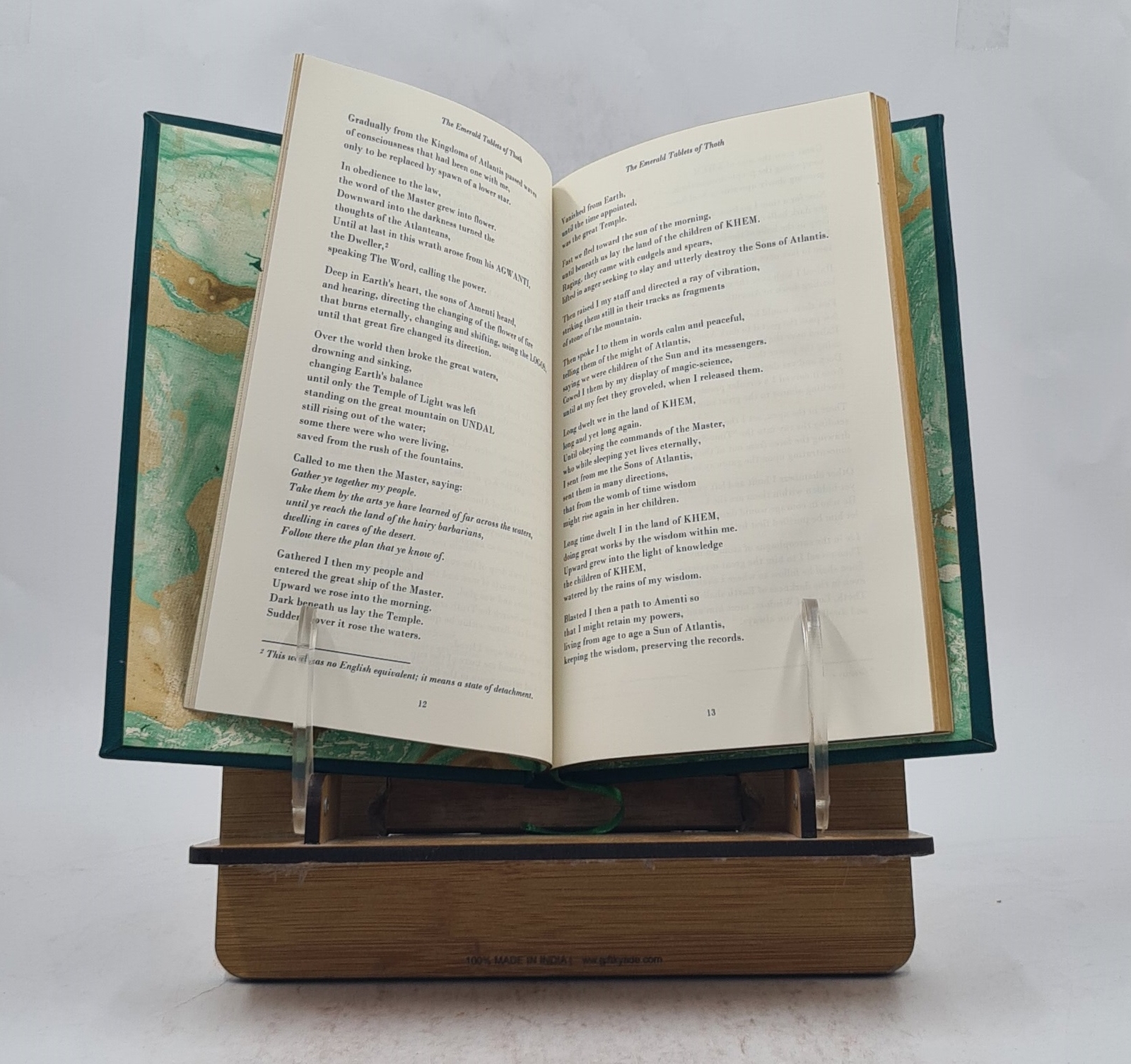 The Emerald Tablets of Thoth The Atlantean by Doreal [PREMIUM LEATHER BOUND]