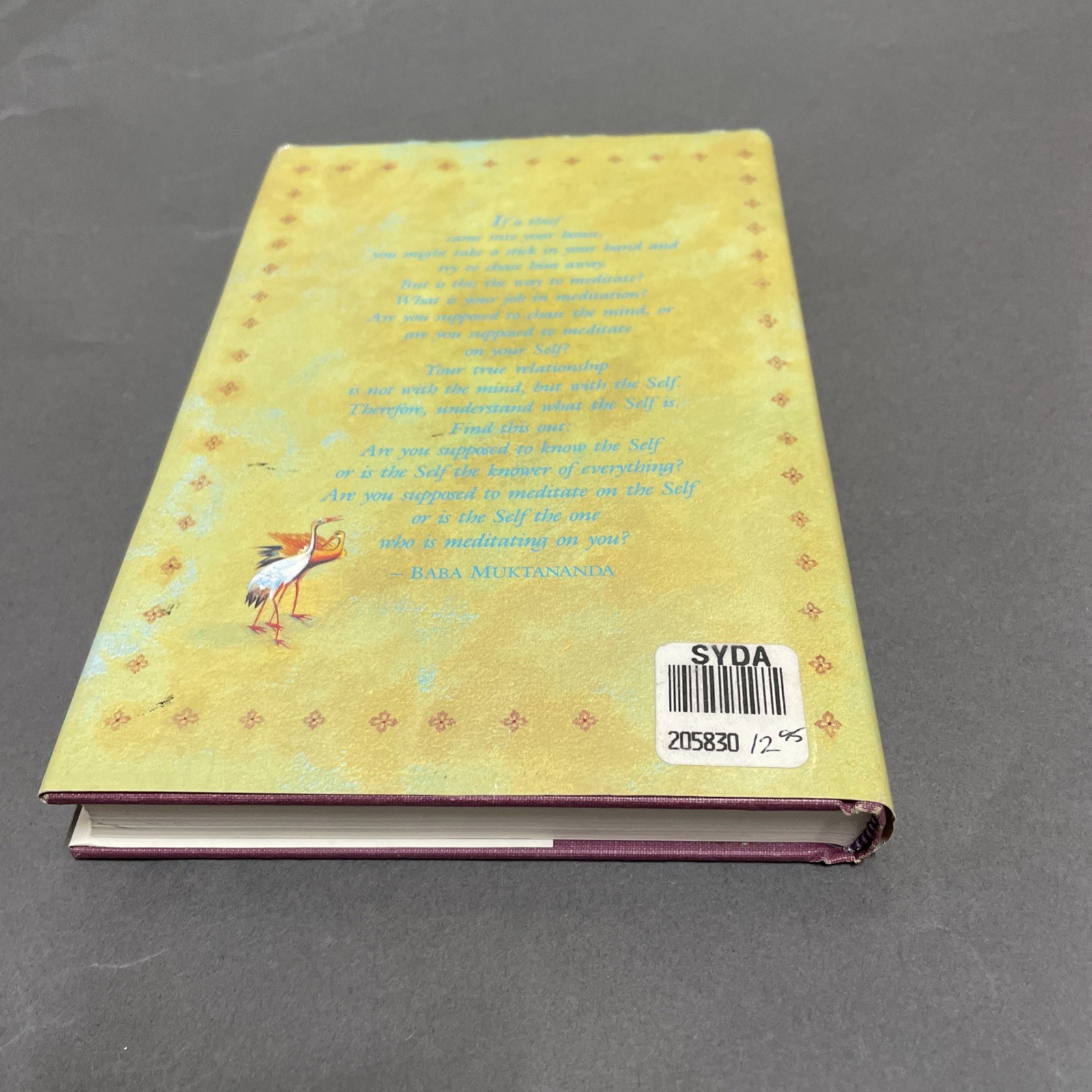 Where Are You Going A Guide to the Spiritual Journey Swami Muktananda HC 1991 DJ