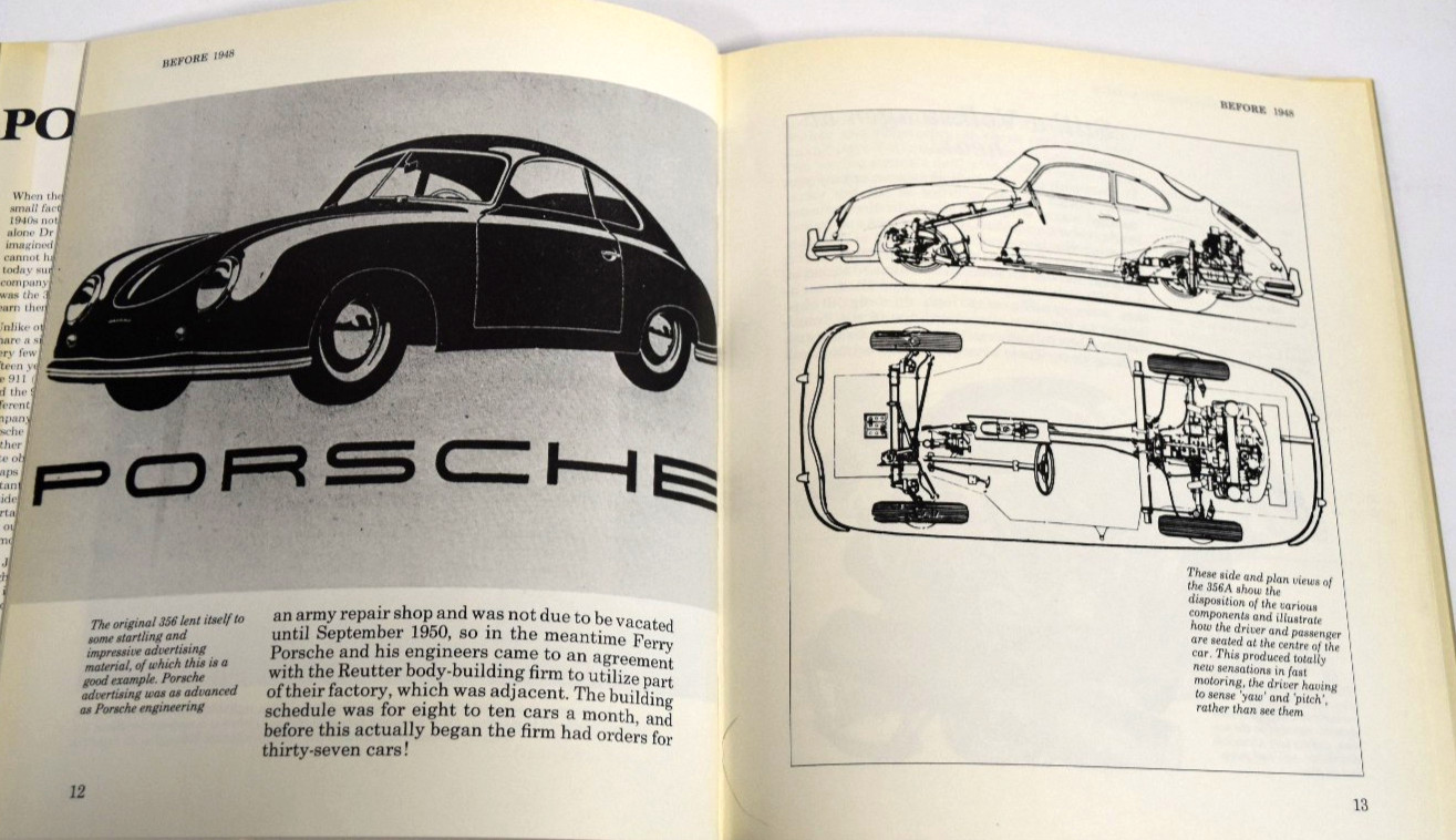 PORSCHE 356: COUPE, CABRIOLET, ROADSTER, SPEEDSTER & By Denis Jenkinson *VG+*