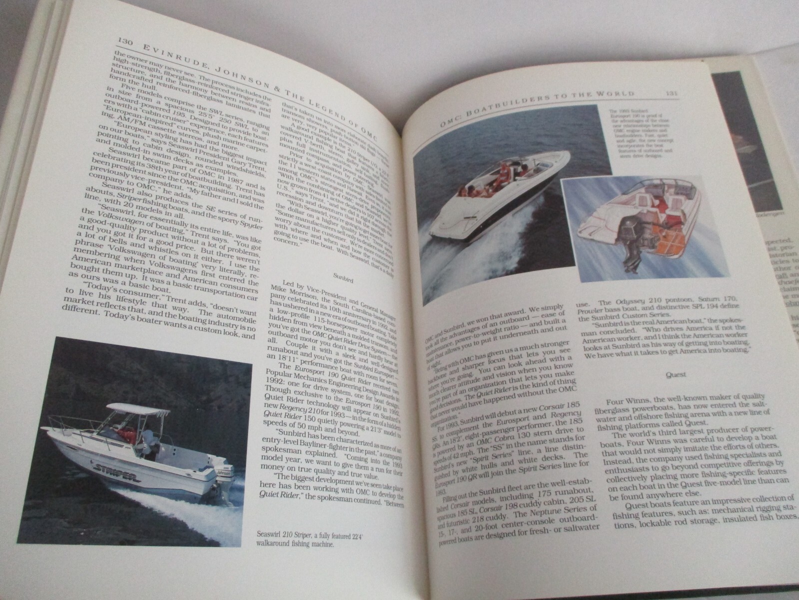 EVINRUDE JOHNSON and the Legend of OMC by Jefferey L Rodengen , Illus. in DJ