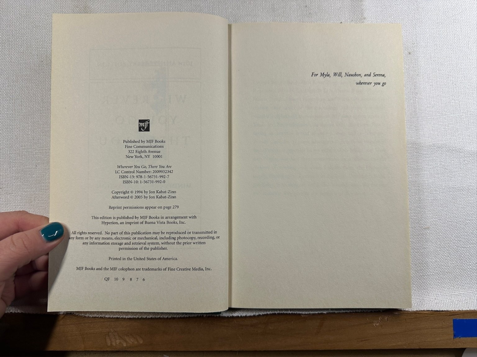 Wherever You Go, There You Are Jon Kabat-Zinn 10th Anniversary Edition