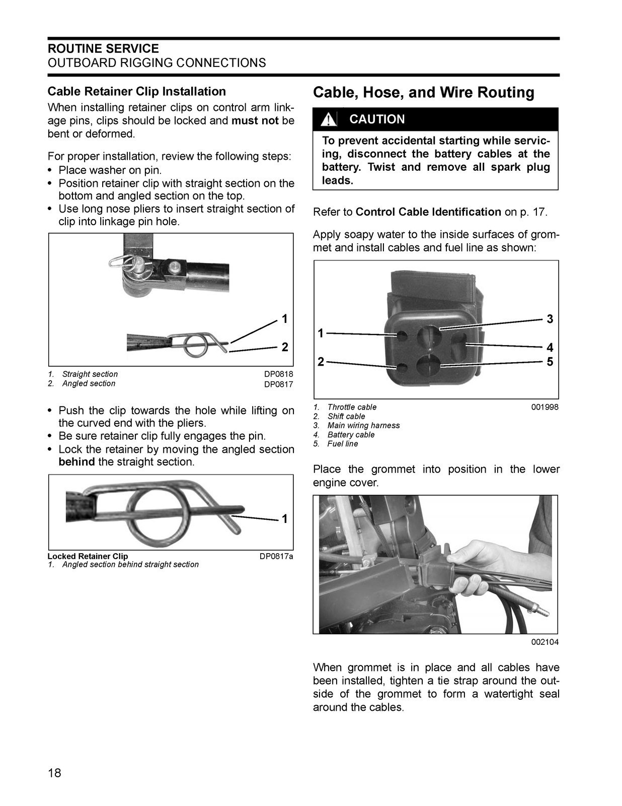 EVINRUDE 40 50 60 65 75 90 HP 2001 Service Manual, FIXED – COVERED – XL FOLDOUTS