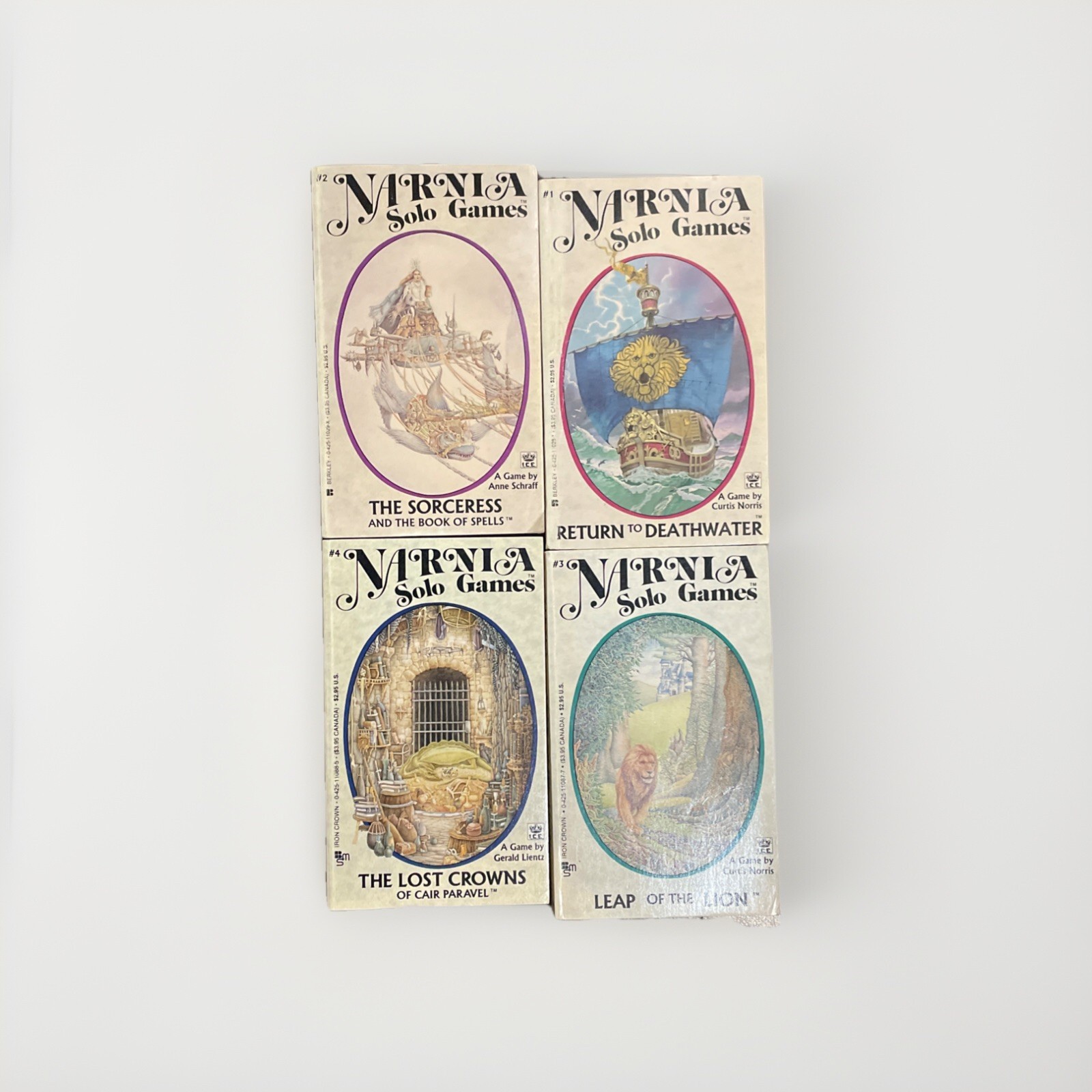Narnia Solo Games Choose your own Adventure The Lost Crowns Game book C S Lewis