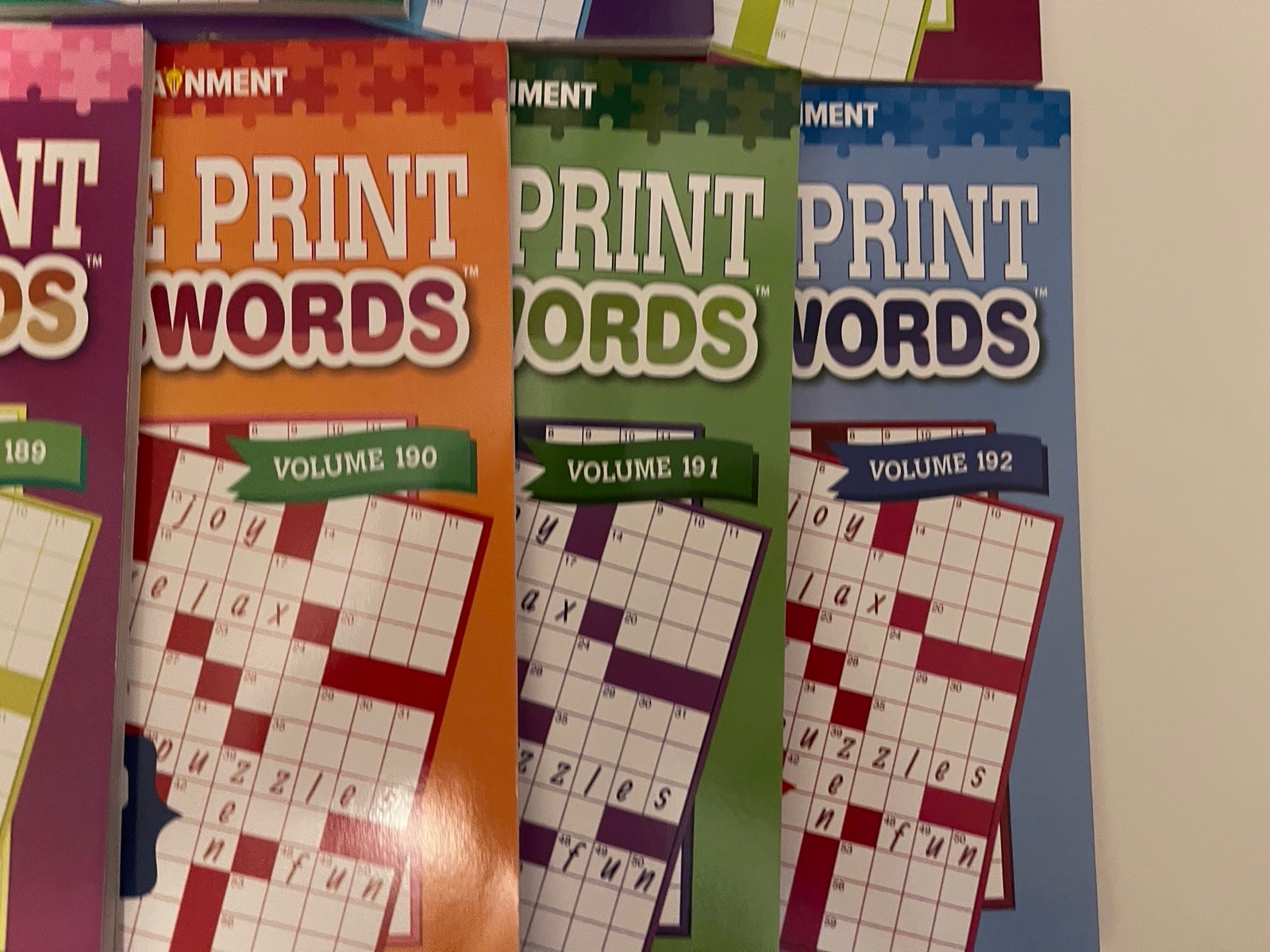 Mega Lot 9 Kappa Large Print Crossword Books Braintainment NEW Free Ship