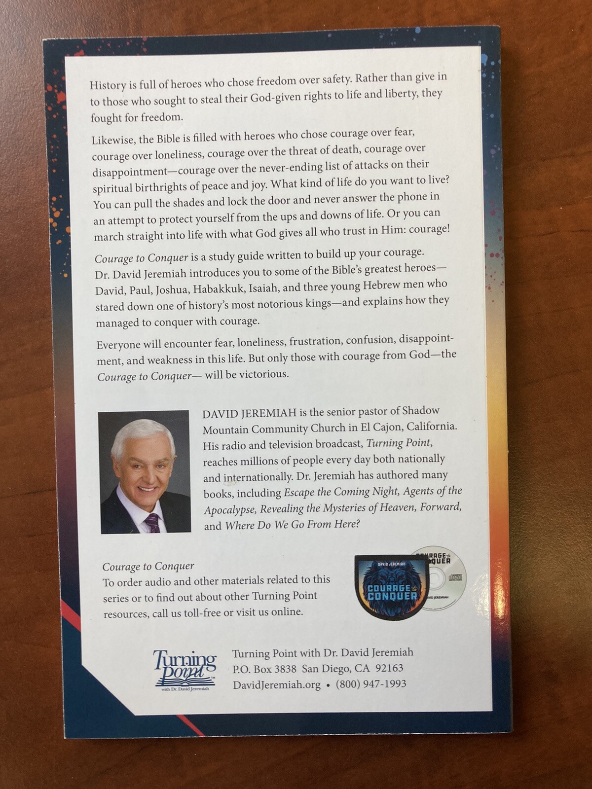 Courage to Conquer Study Guide by David Jeremiah NEW