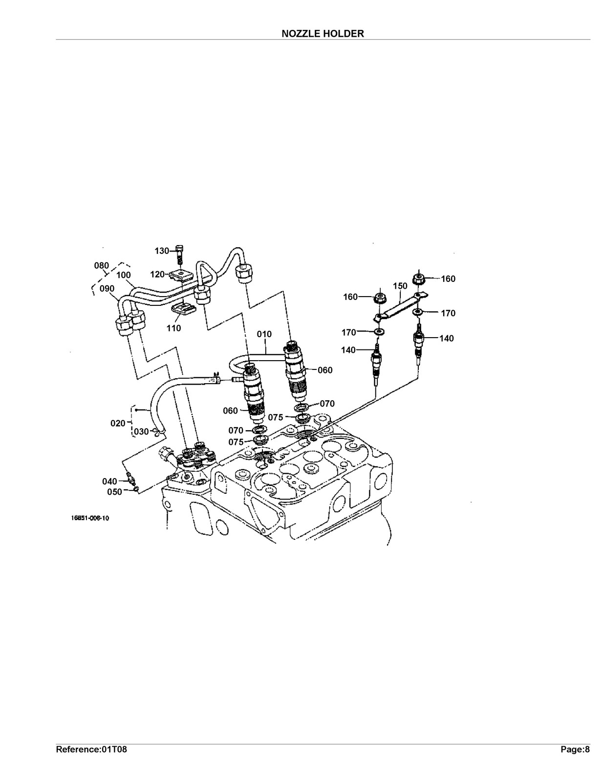 KUBOTA T1600H Parts Manual – STEEL WIRE BOUND – PROTECTIVE COVERS