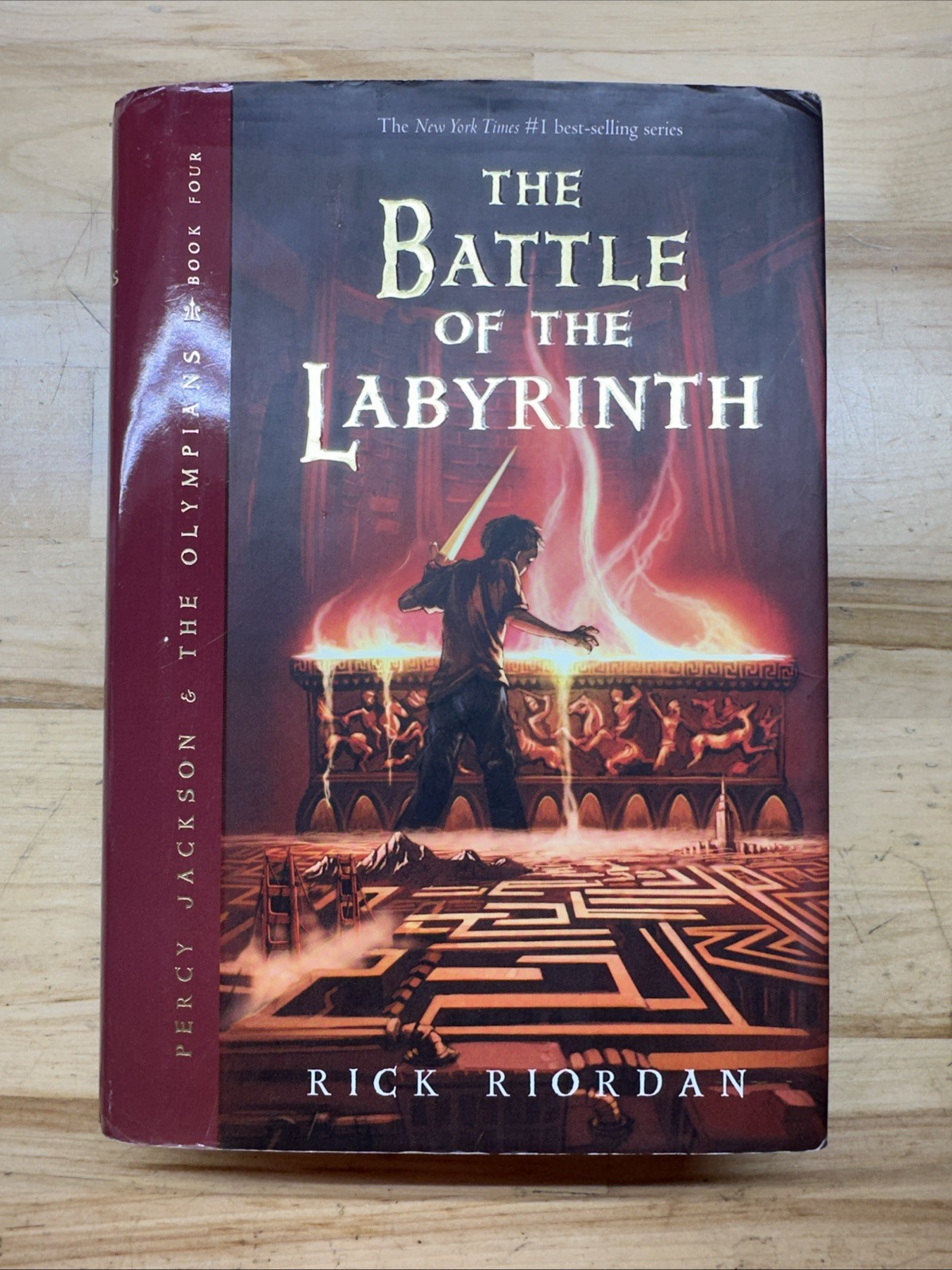 „The Battle Of The Labyrinth“ Hardcover Book-Rick Riordan First Edition Signed