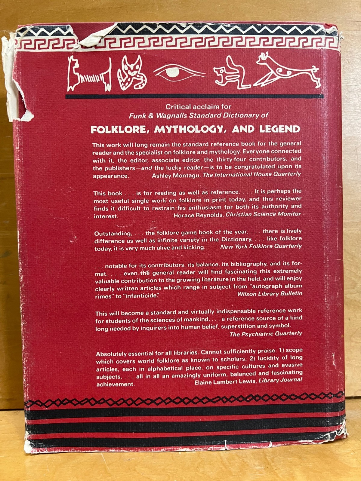 Funk and Wagnall’s Standard Dictionary of Folklore, Mythology and Legend 1972