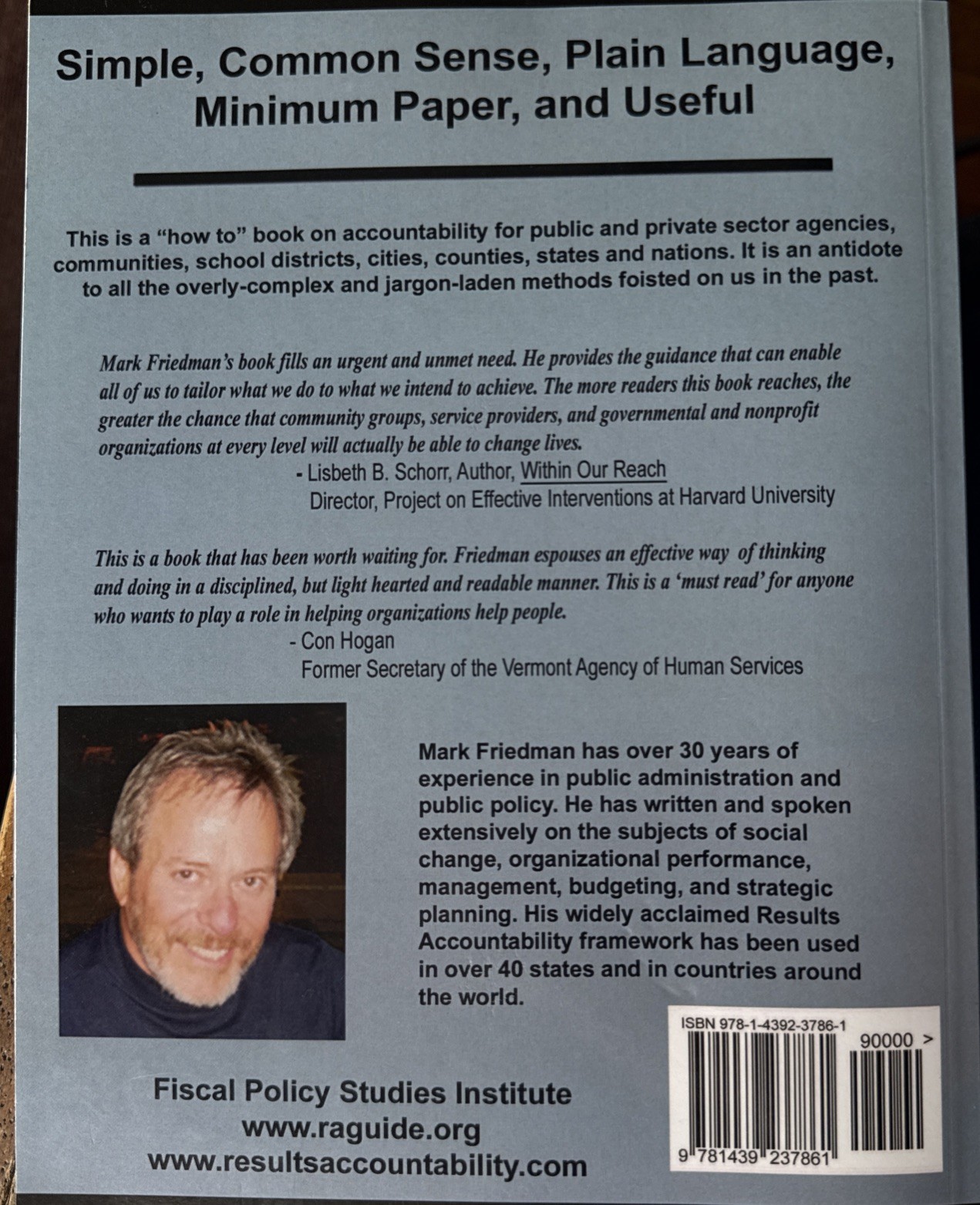 Mark Friedman ‘Trying Hard Is Not Good Enough: How to Produce…’ SC VG Cond