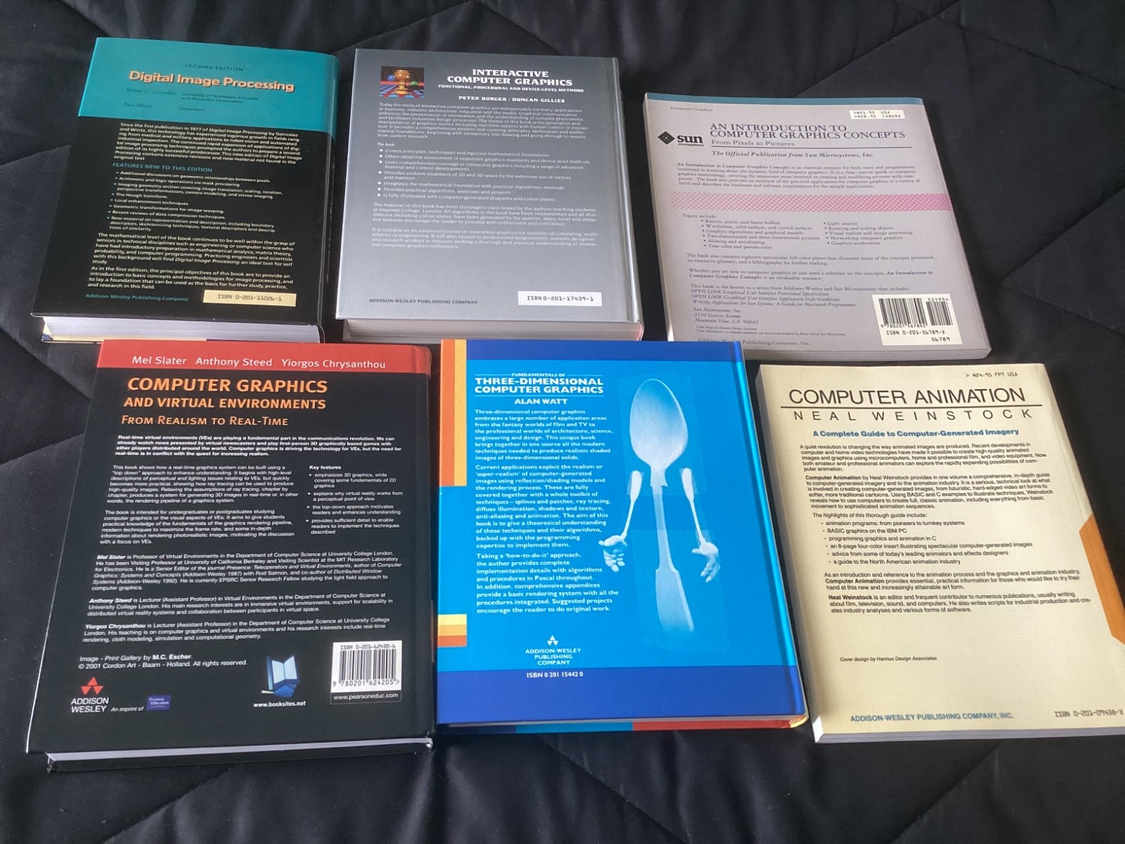Addison Wesley Lot of 6 Books Computer Graphics