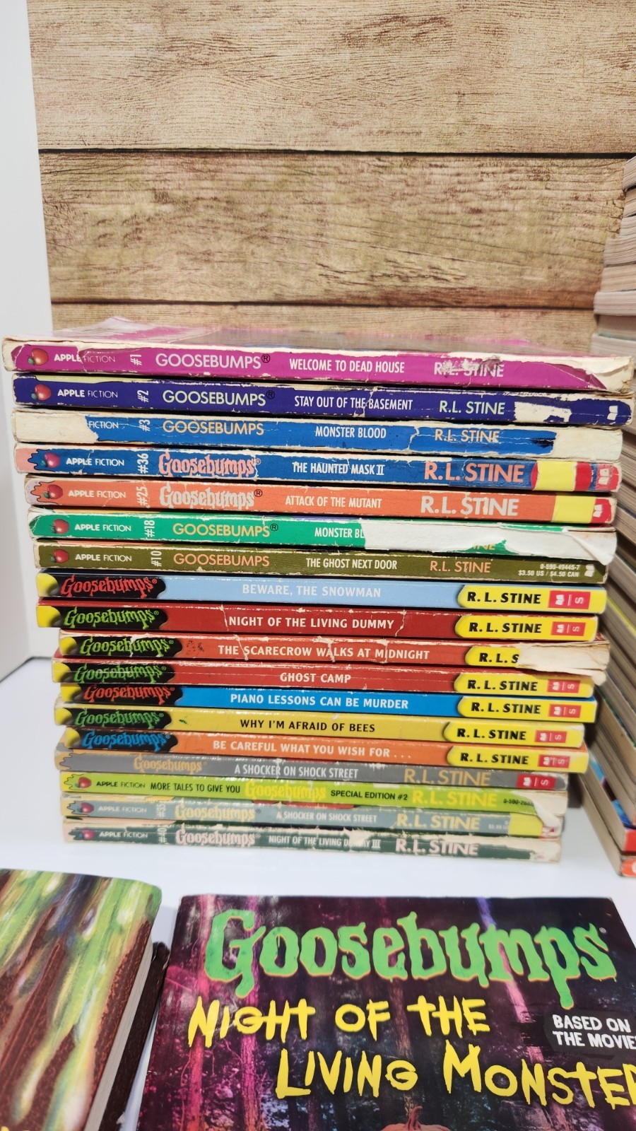 Goosebumps Books R.L. Stine Lot Of 45 Books Vintage 90s & 2000s See Description
