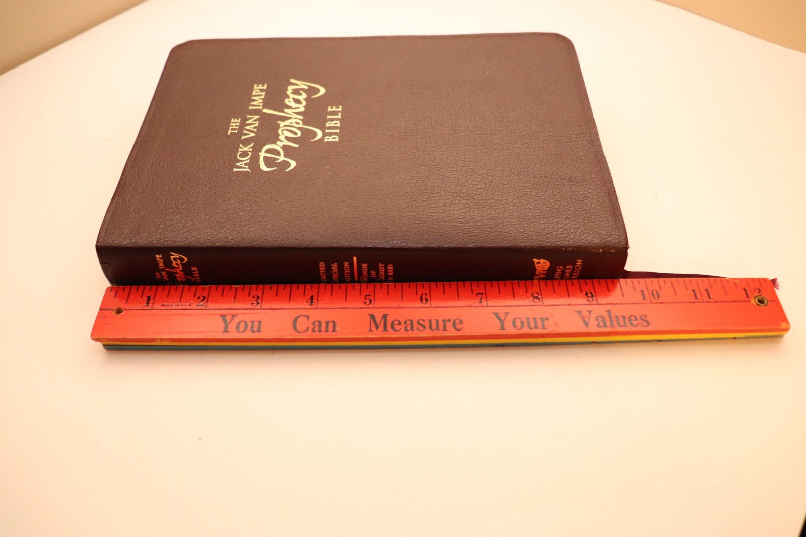 The Jack Van Impe Prophecy Bible KJV Red Letter Edition Bonded Leather Lg Print
