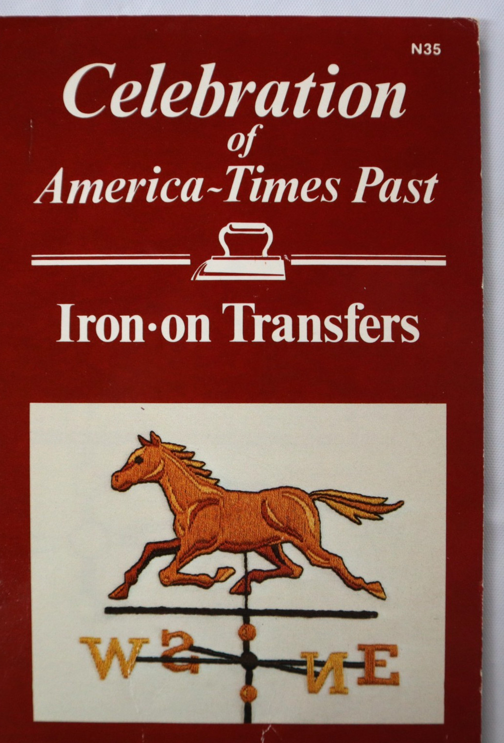 Iron On Transfers Craft Book Craftways Celebration America Times Past Vtg 1982