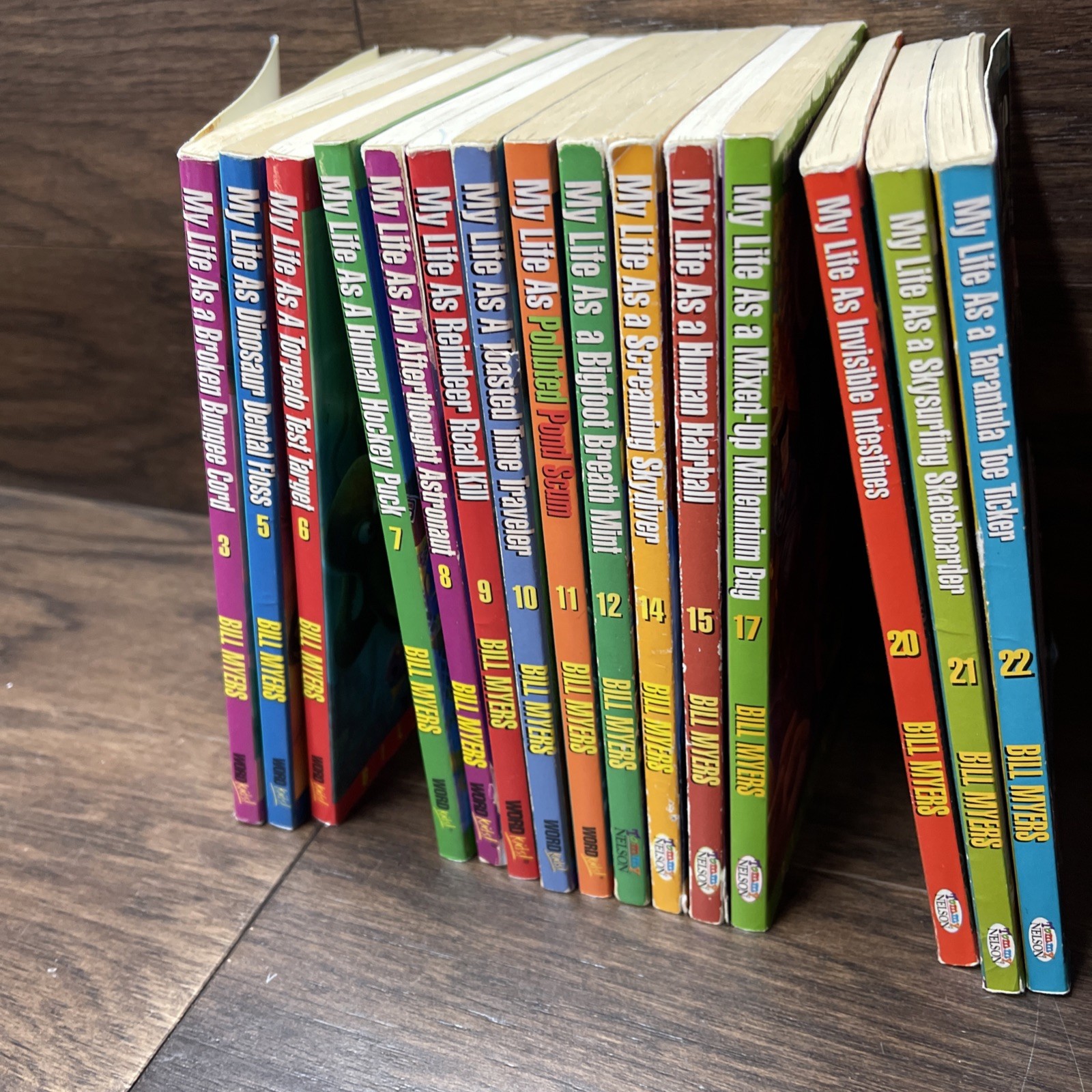 MY LIFE AS A * LOT OF 15 BOOKS by BILL MYERS Kids Novels Fiction Paperback Set