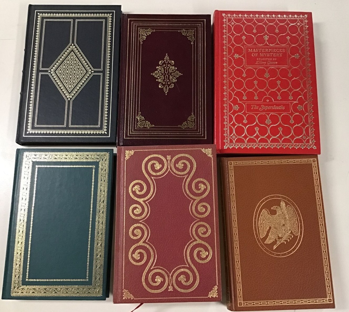Collectible Beautiful Books Decor Some Leather & Gilt Choose from Classic Titles
