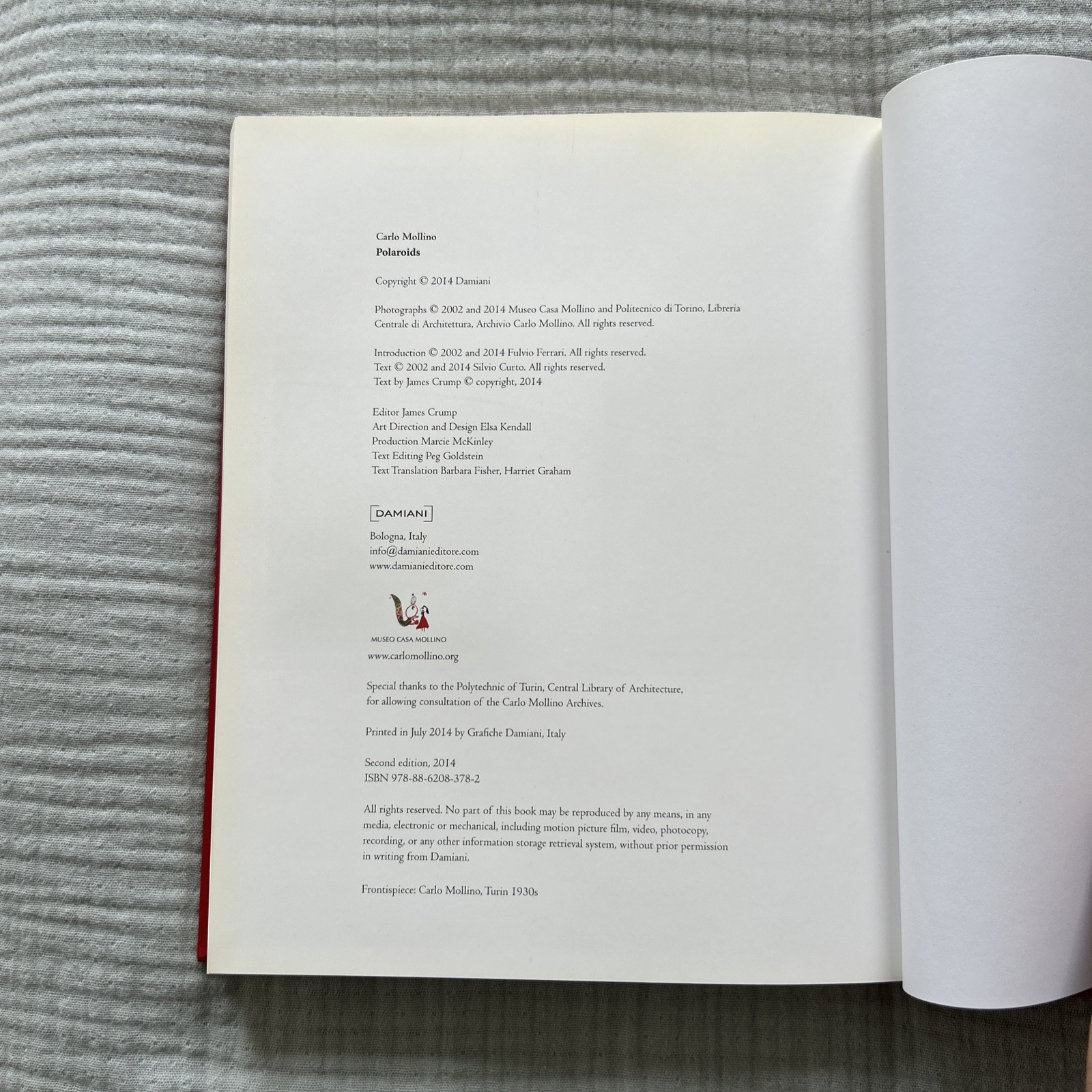 Carlo Mollino „Polaroids“ Second Edition (2014, Out of Print)