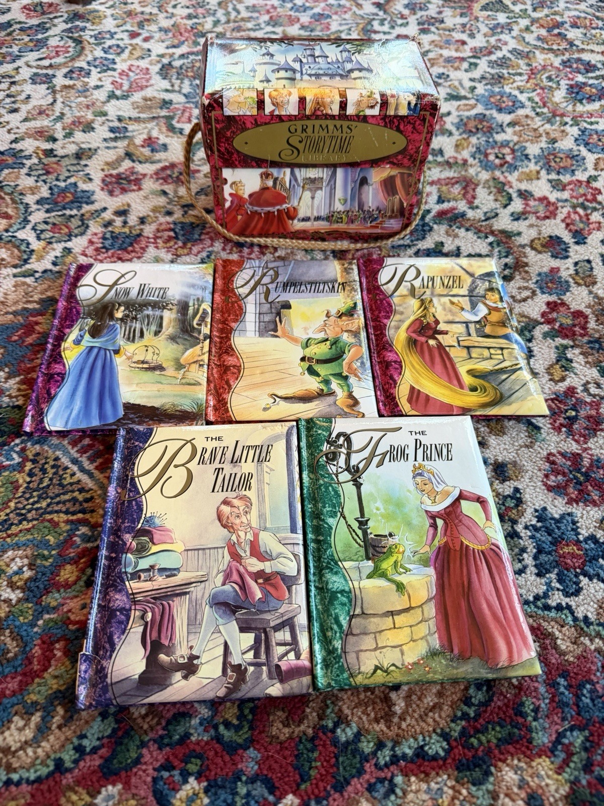 Grimm Storytime Library Box Set Illustrated Picture Books Rapunzel Snow White