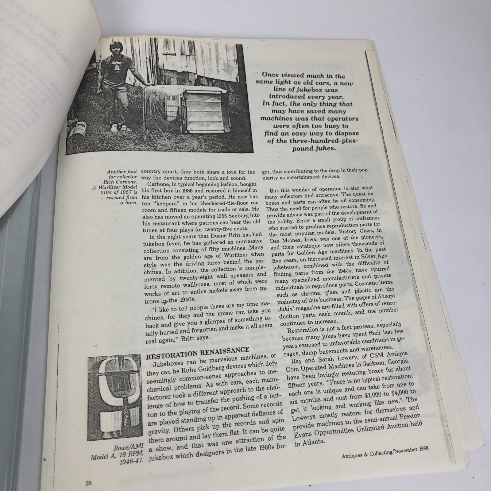 VINTAGE JUKEBOXES THE HALL OF FAME CHRISTOPHER PEARCE HARDBOUND 125 PAGES + More