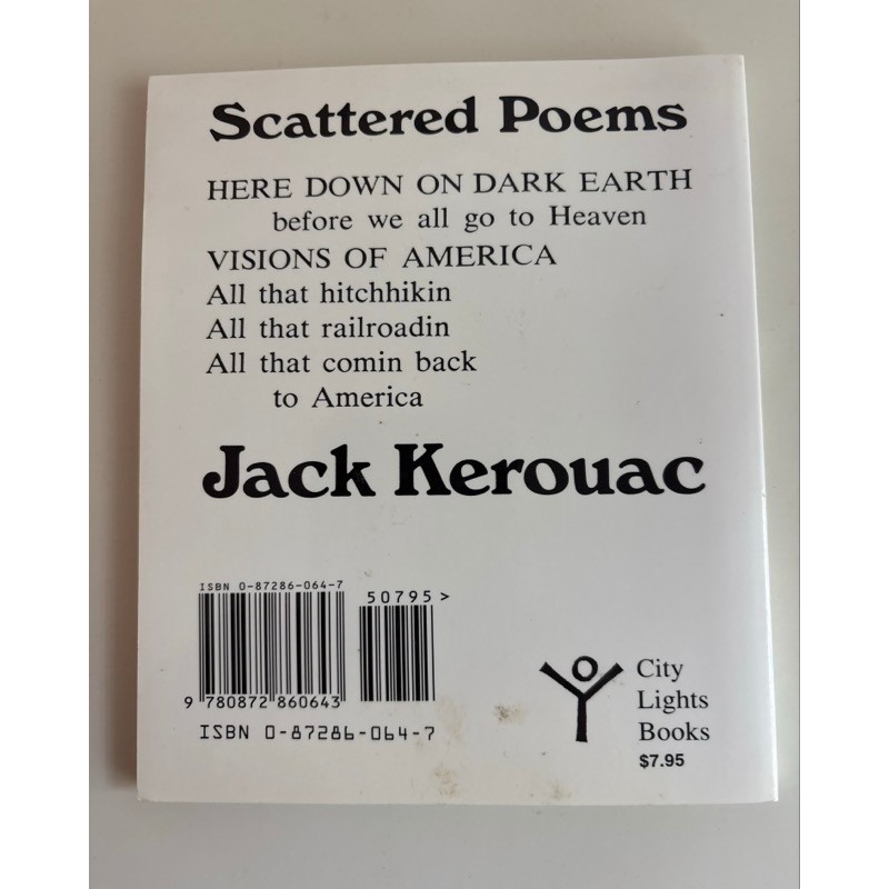 Jack Kerouac Poetry Book Lot Scattered Poems & Heaven and Other Poems