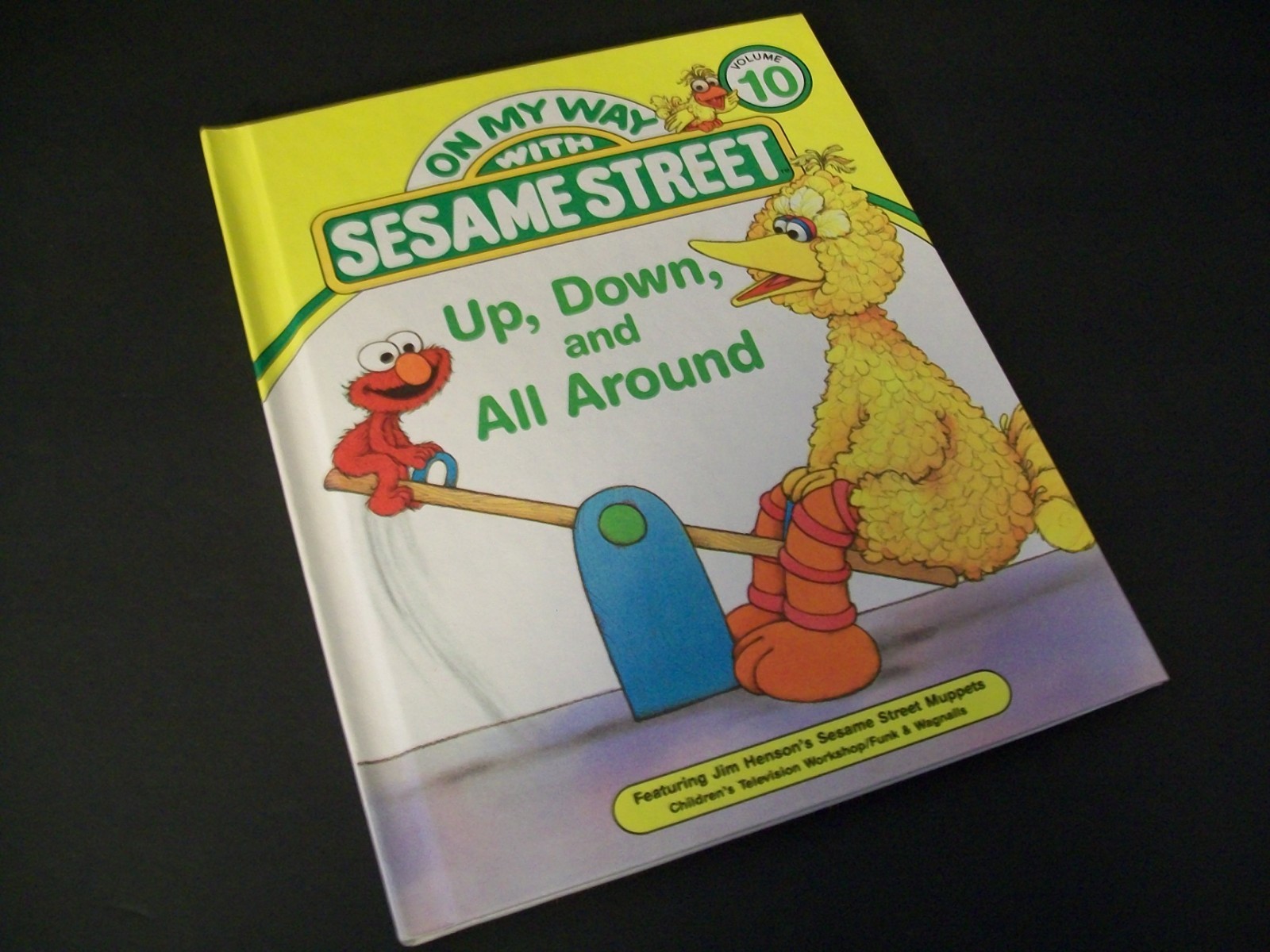 Vintage Sesame Street Books On My Way, Grover, Big Bird 1989 Lot of 6