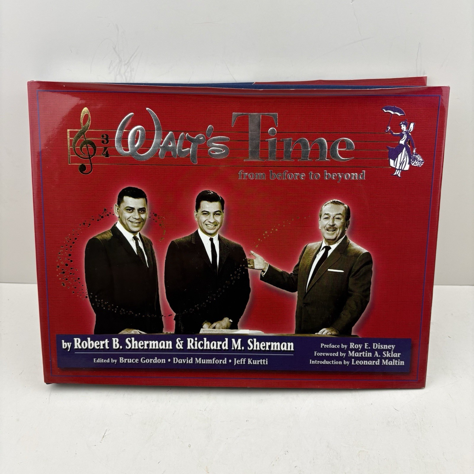 Signed Walt’s Time: From Before to Beyond By The Sherman Brothers First Edition