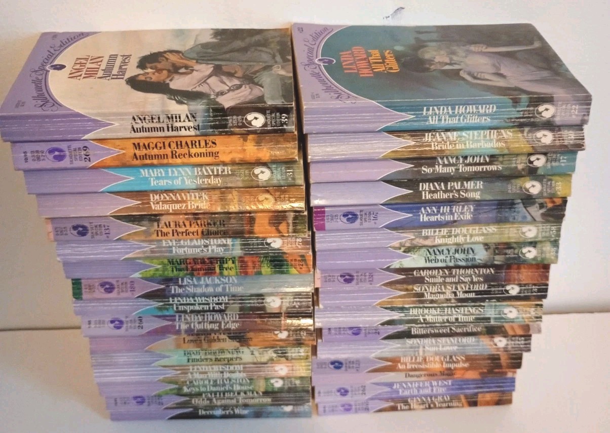 HUGE Lot of 32 VINTAGE 1980s SILHOUETTE SPECIAL EDITION SERIES Romance Books. 🩷