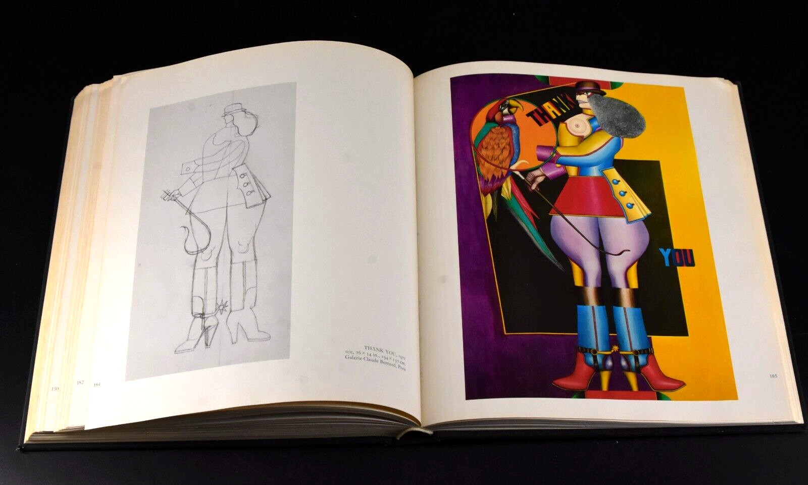 VTG Richard Lindner Art Book Hardcover 56 Color Plates Hilton Kramer 1st Ed