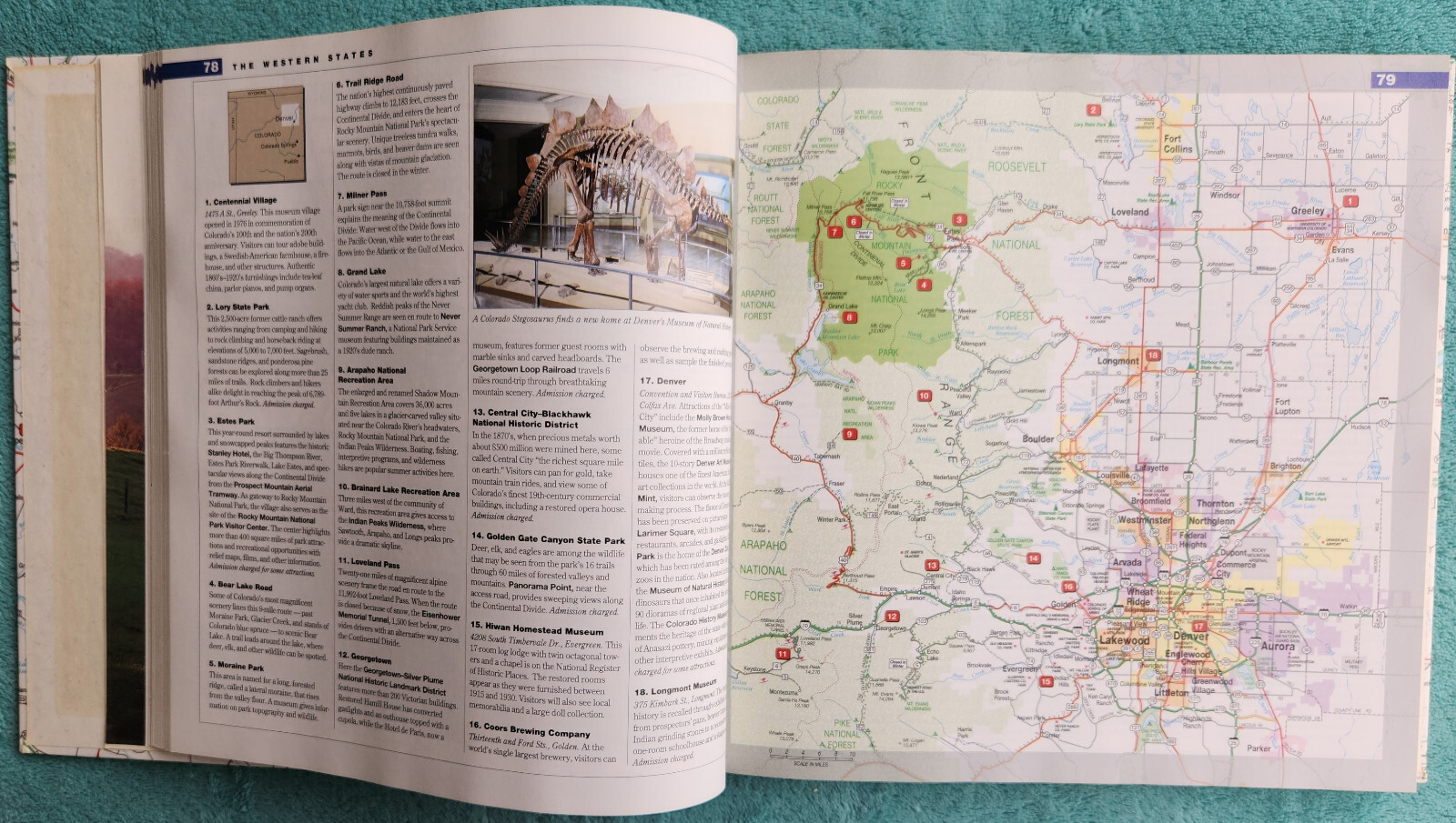 Readers Digest Travel Guide USA 1994 Hardcover 432 Pages Tons Of Photos & Maps