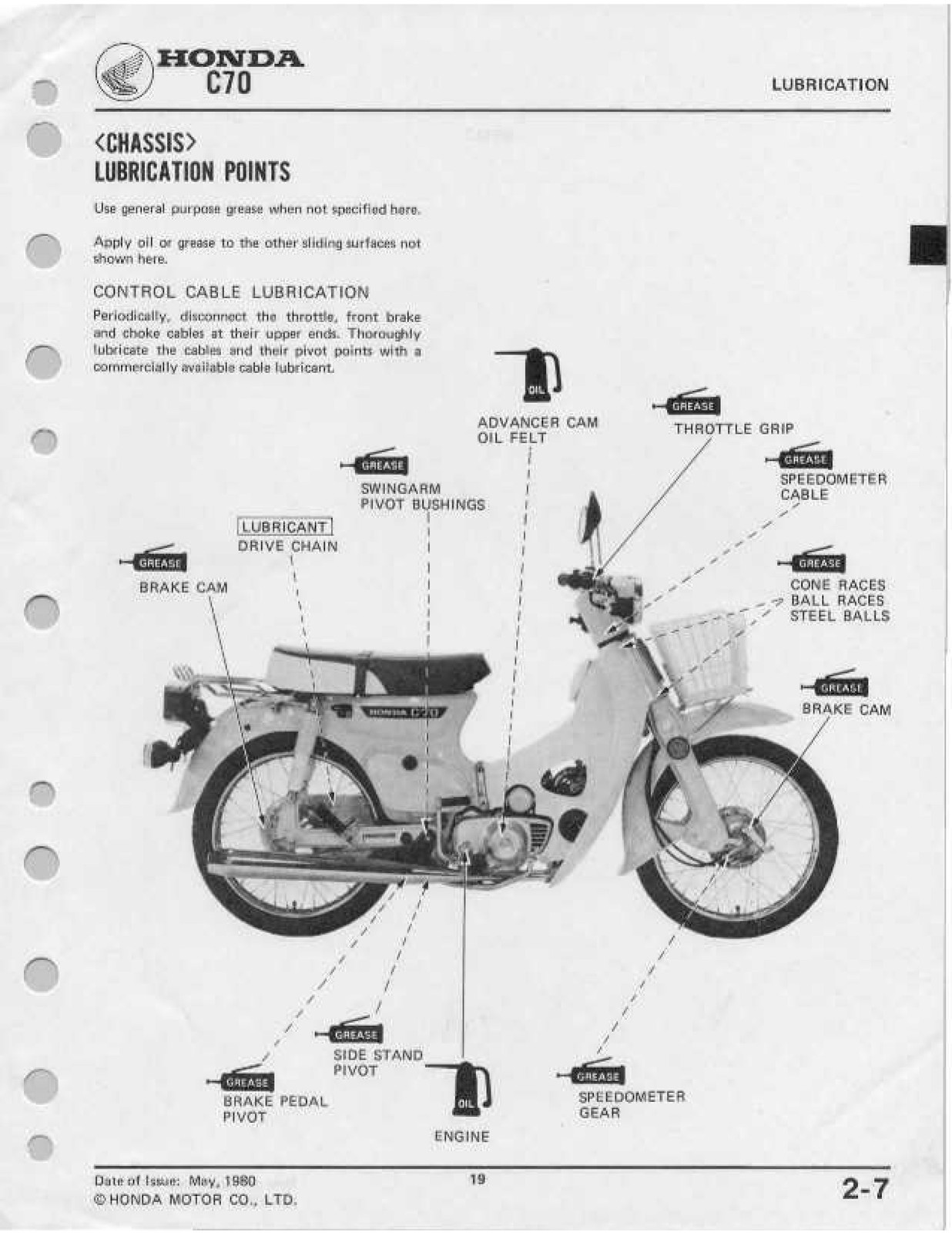 HONDA C70 Shop Manual 1980 Through 1982 1981, ROBUST BINDING – TOUGH COVERED