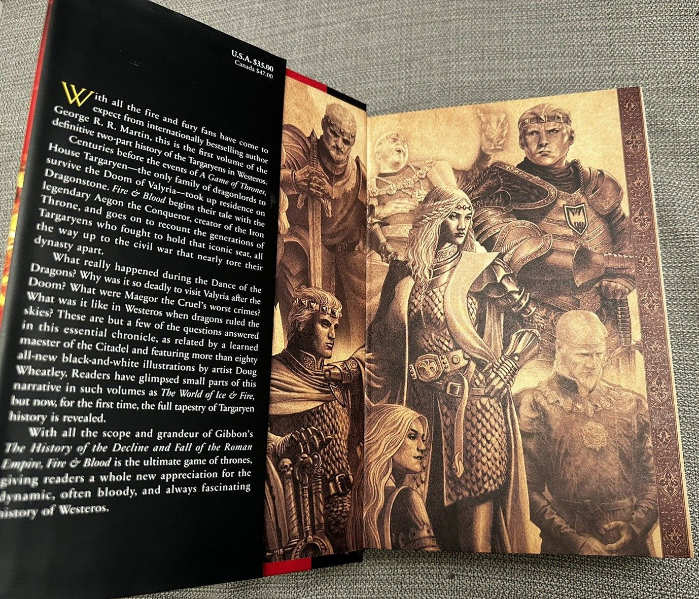 HC 1ST Fire & Blood 300 Years Before A Game of Thrones George R.R. Martin