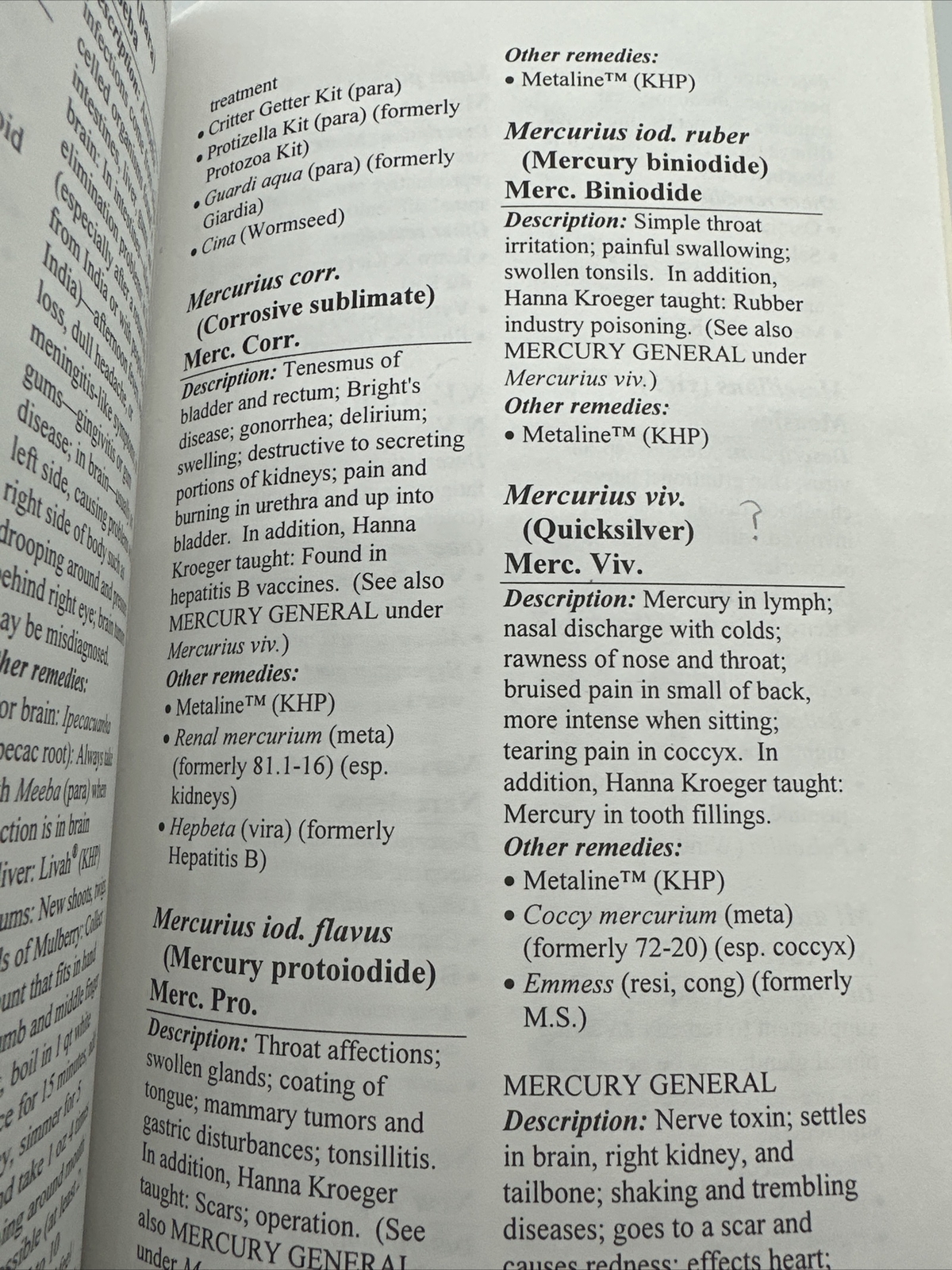 Hanna’s Complete Repertory Of Vibropathic Remedies Gretchen Wiegers 125 Pages PB