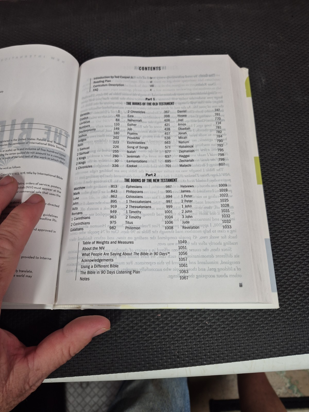 The Bible in 90 Days: Cover-to-Cover in 12 Pages a Day (NIV) / 2005 Hardcover