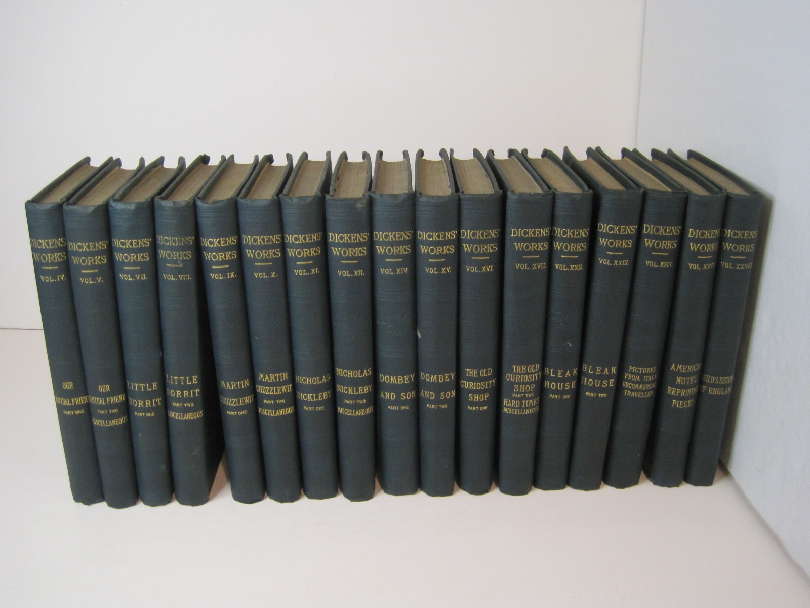 Works of Charles Dickens – HC – Peter Fenelon Collier – undated, maybe 1890-1910