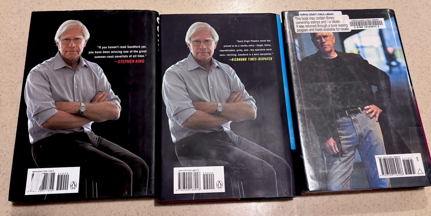 John Sandford Thriller Lot Twisted Prey Escape Clause Bad Blood HC PB